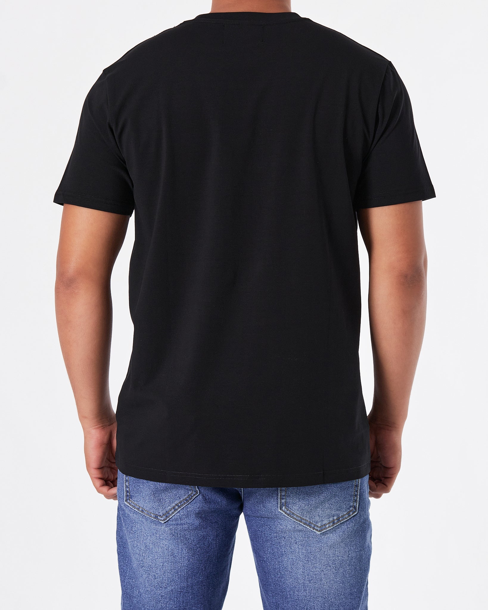 GUC x BB Printed Men Black T-Shirt 18.90