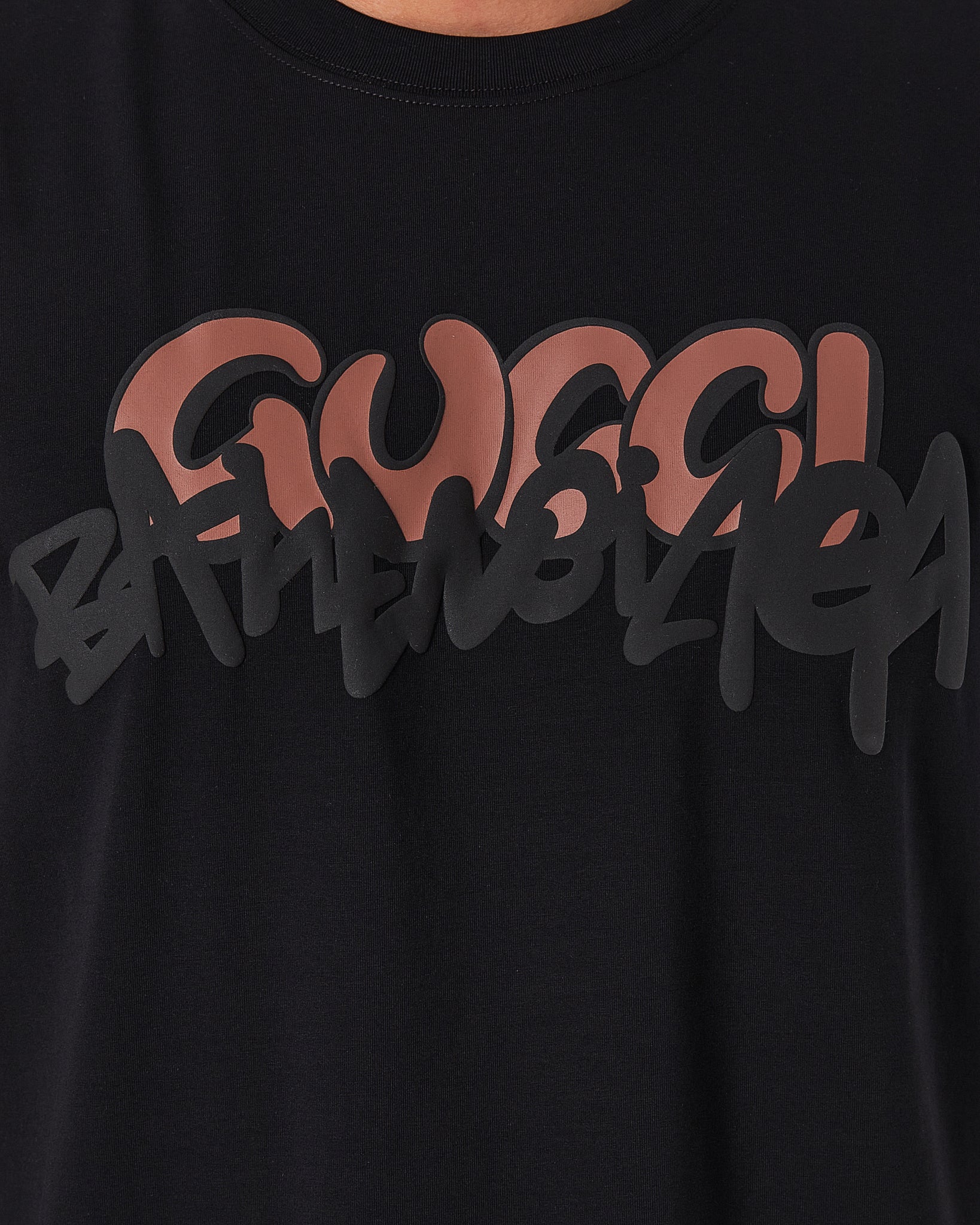 GUC x BB Printed Men Black T-Shirt 18.90