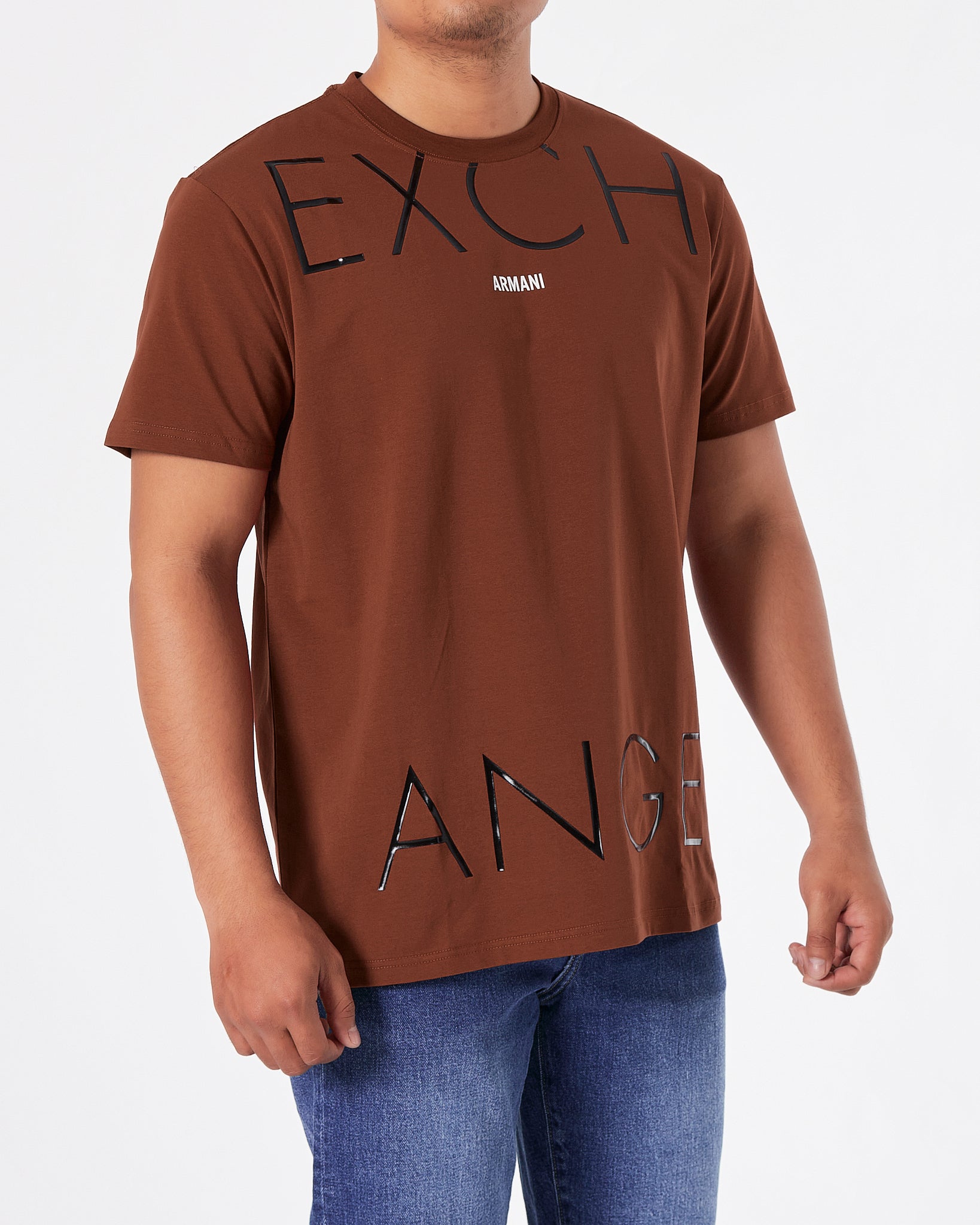 ARM Exchange Logo Printed Men Red T-Shirt 15.90