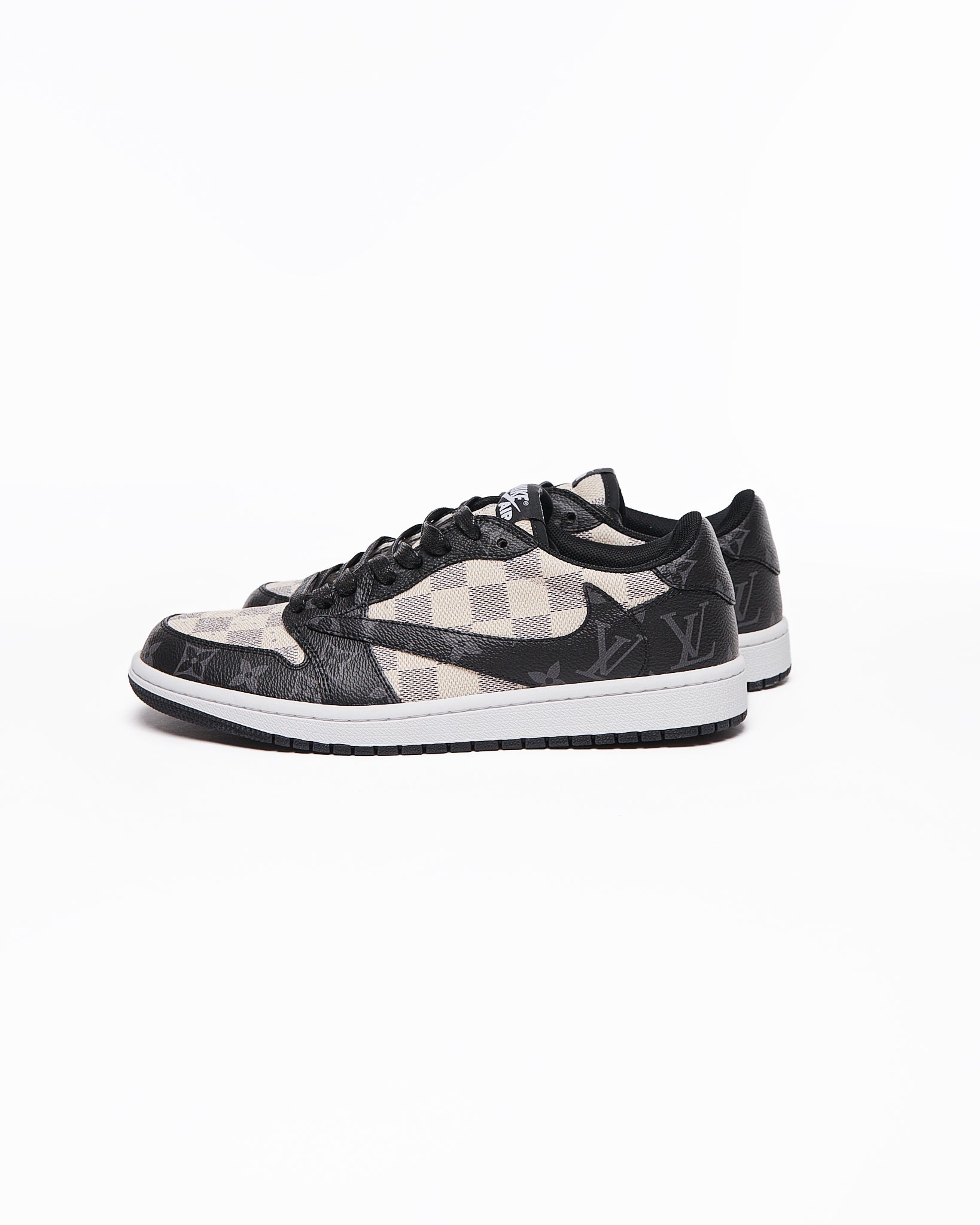 LV x NIK Checked Black Trainers Shoes 140.90