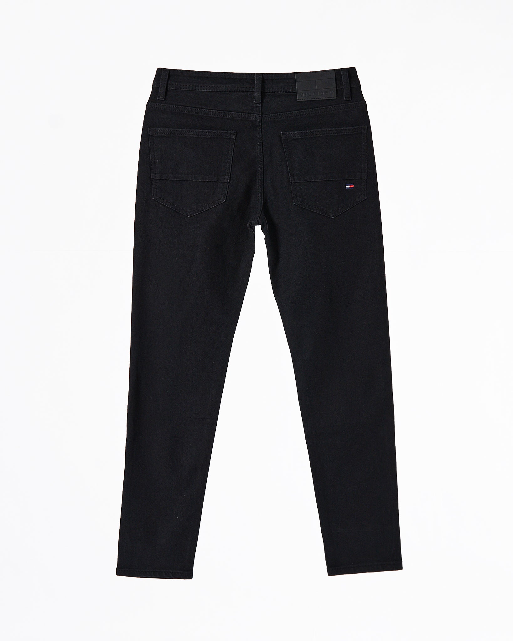 TH Flag Embroidered Men Black Slim Fit Jeans 25.90