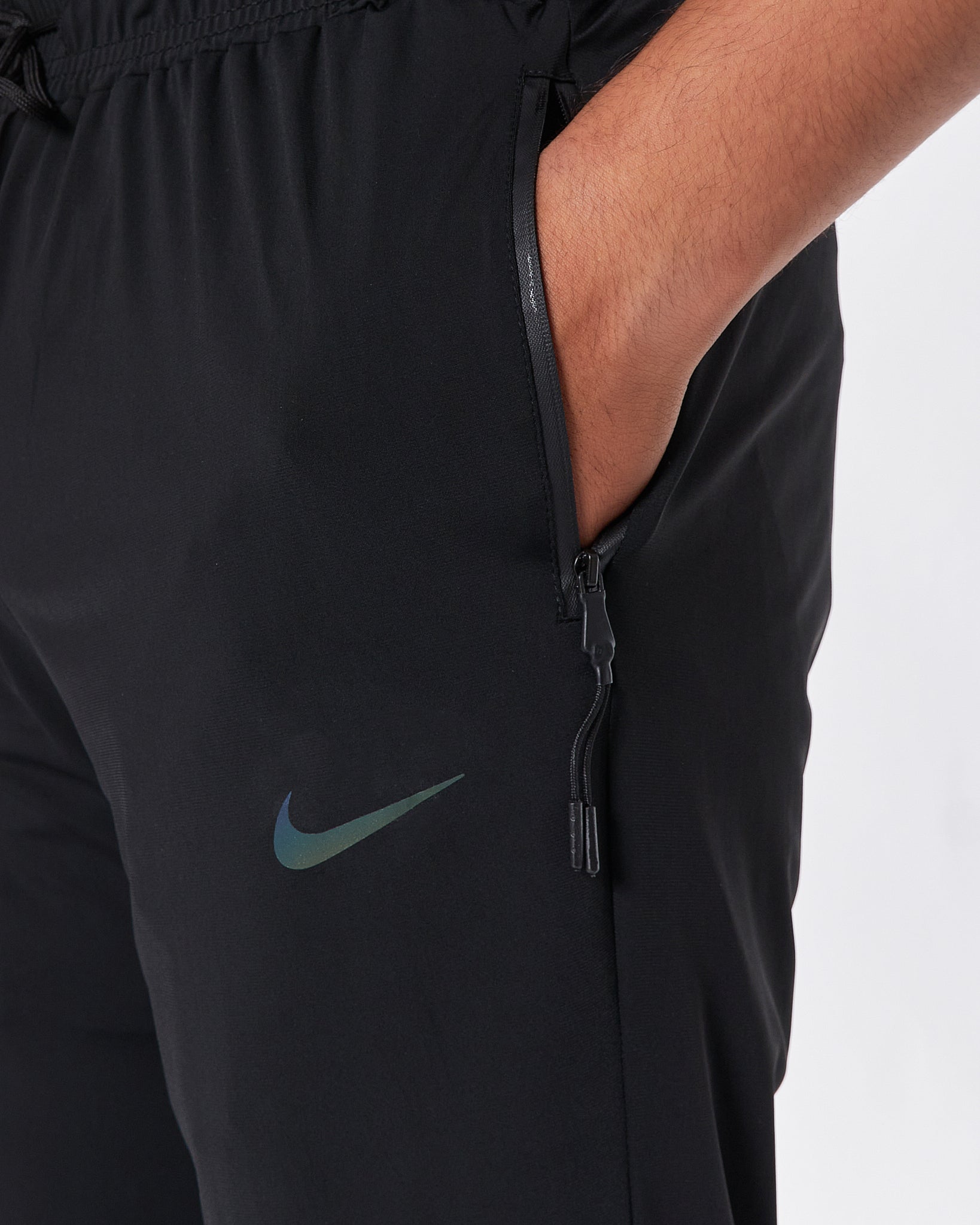 NIK Swooh Printed Men Black Track Pants 16.90