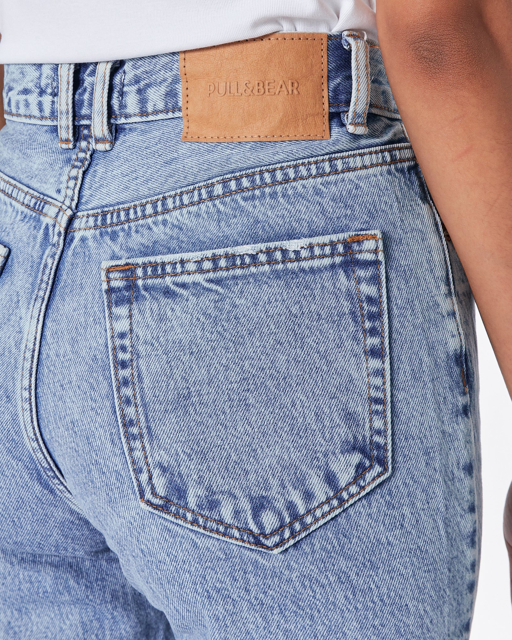 PB High Waist Straight Leg Lady Blue Jeans 18.50