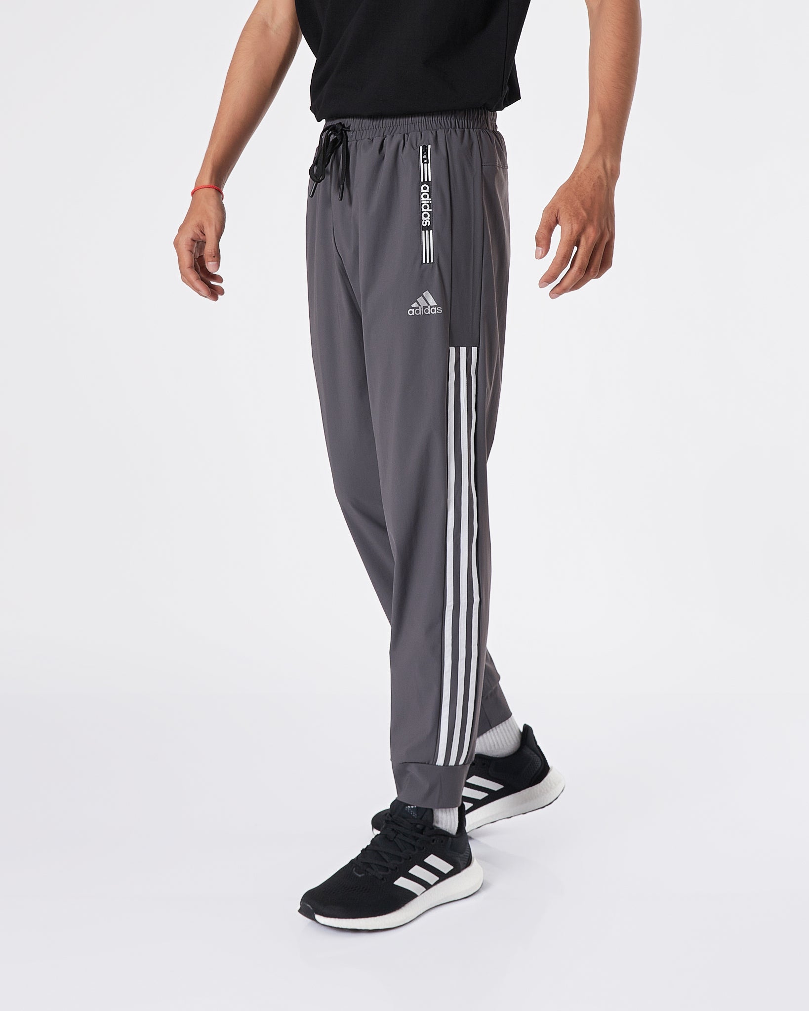 ADI Side Striped Lightweight Men Grey Track Pants 18.90