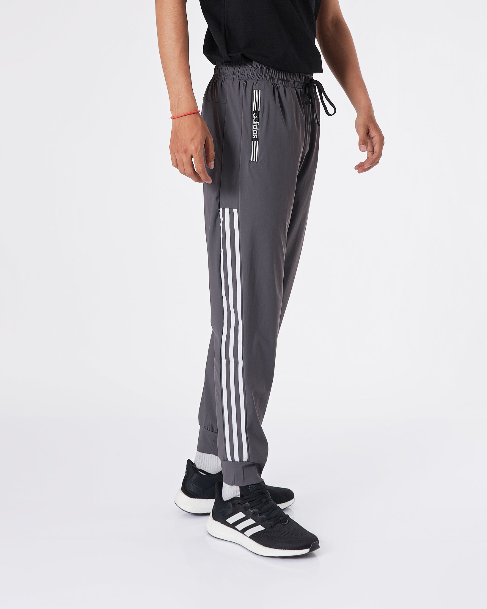 ADI Side Striped Lightweight Men Grey Track Pants 18.90
