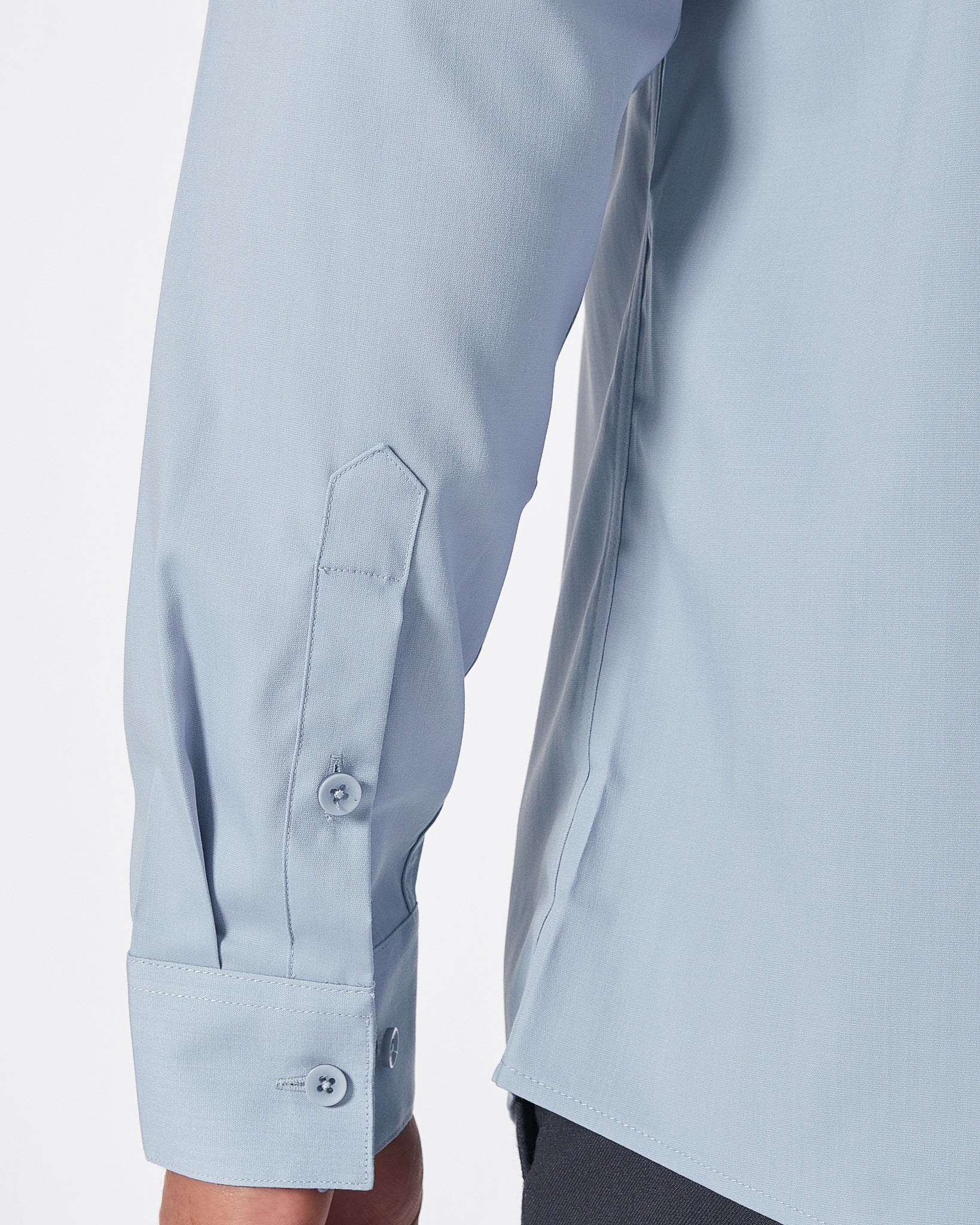 NK Slim Fit Men Grey Shirts Long Sleeve 25.90