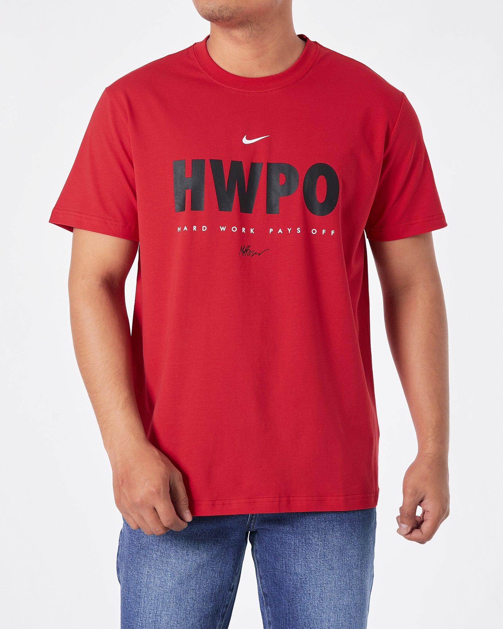 NIK HWPO Men Red T-Shirt 14.90