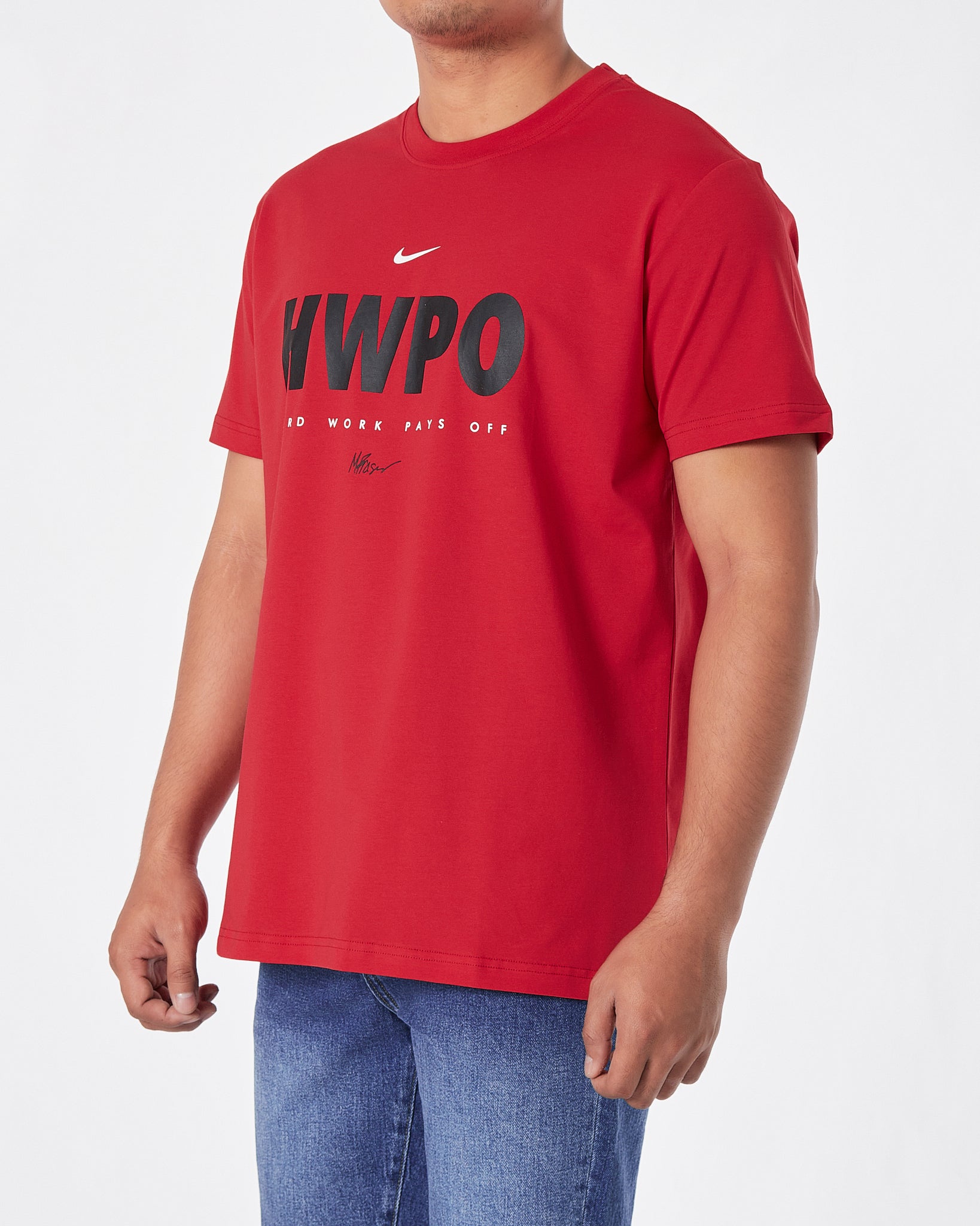 NIK HWPO Men Red T-Shirt 14.90