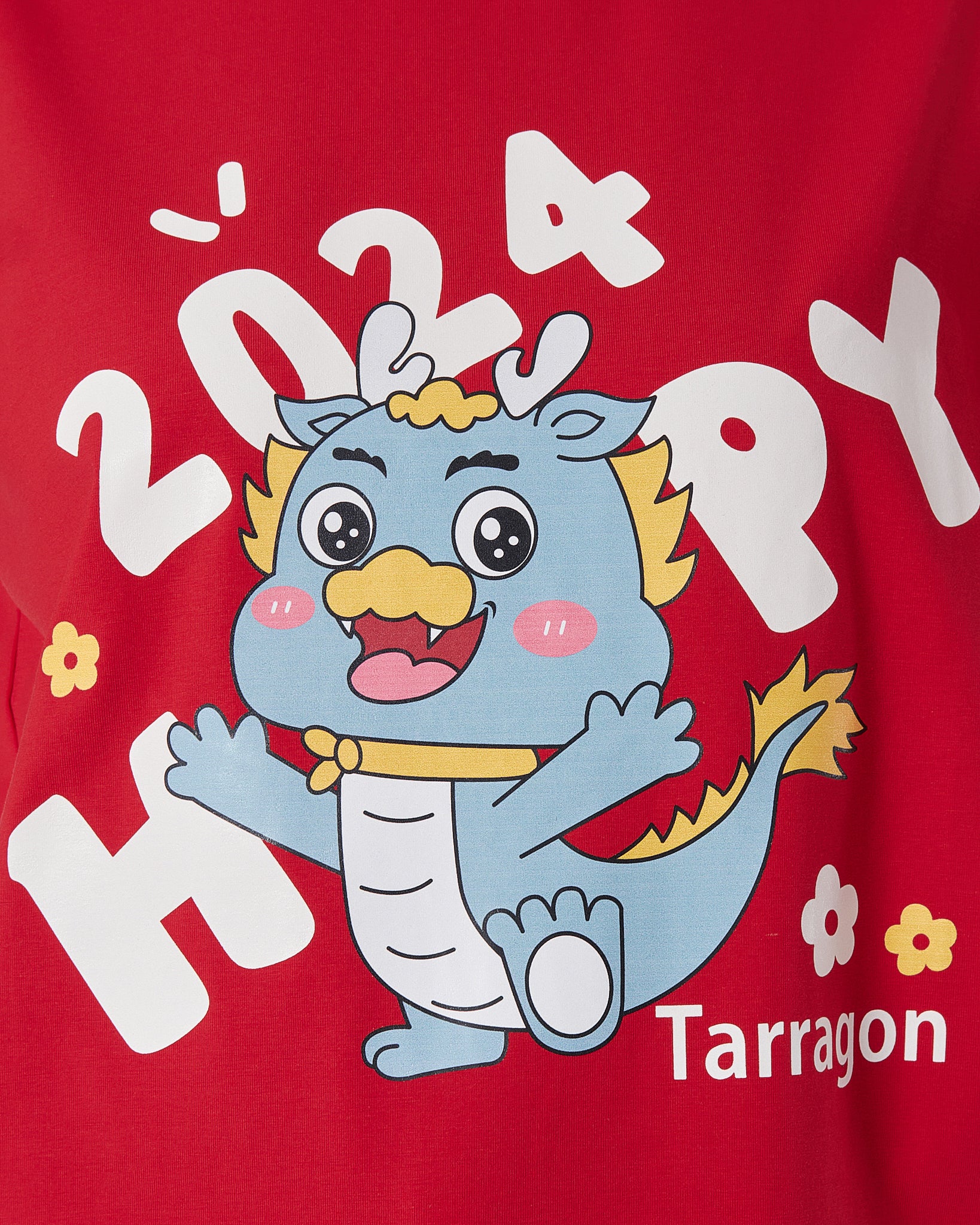 MOI Year Of The Dragon Unisex Red T-Shirt 13.90