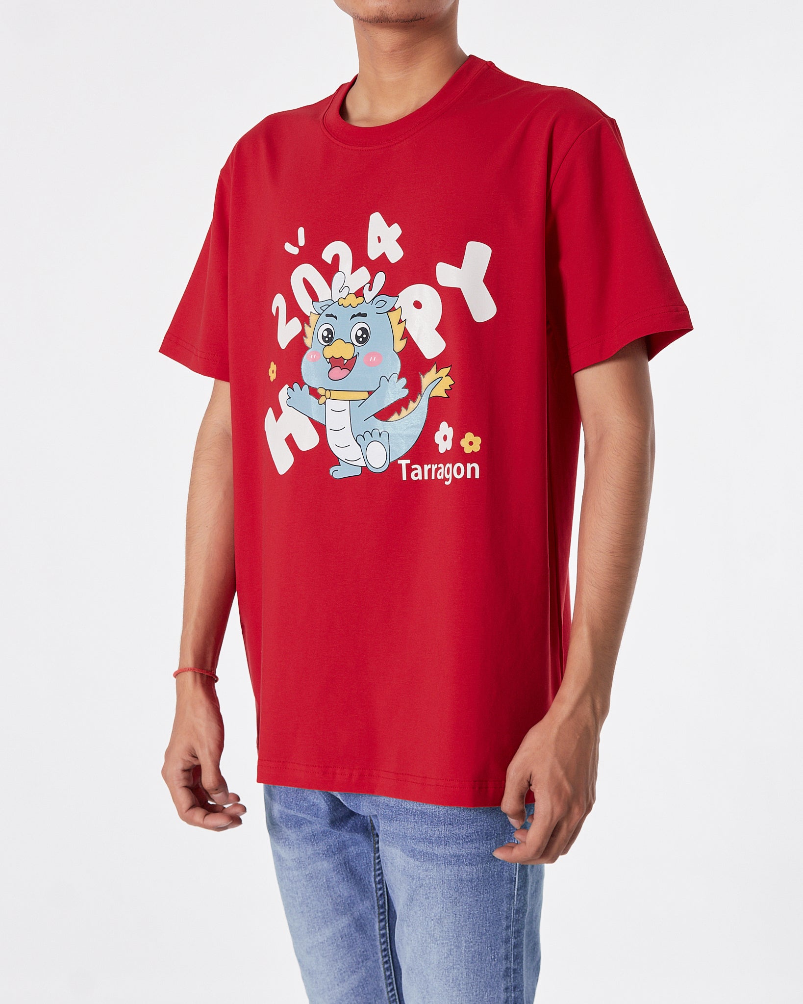 MOI Year Of The Dragon Unisex Red T-Shirt 13.90