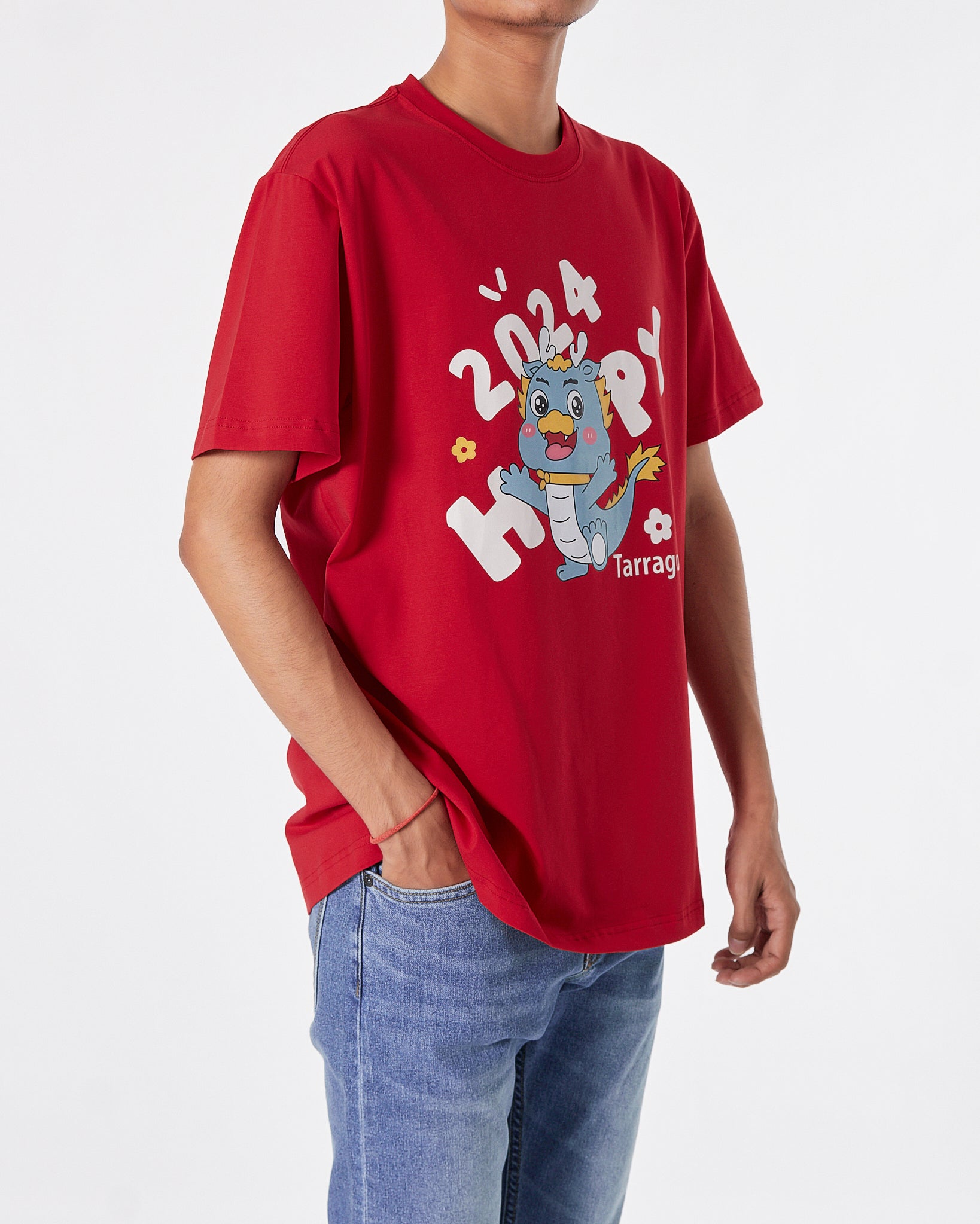 MOI Year Of The Dragon Unisex Red T-Shirt 13.90