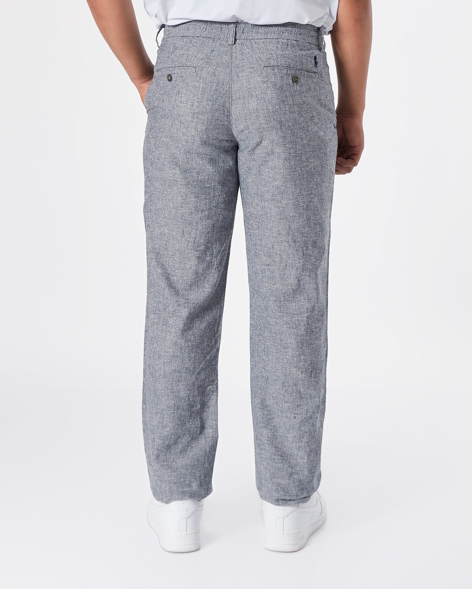 RL Cotton Regular Fit Men Grey Pants 24.90