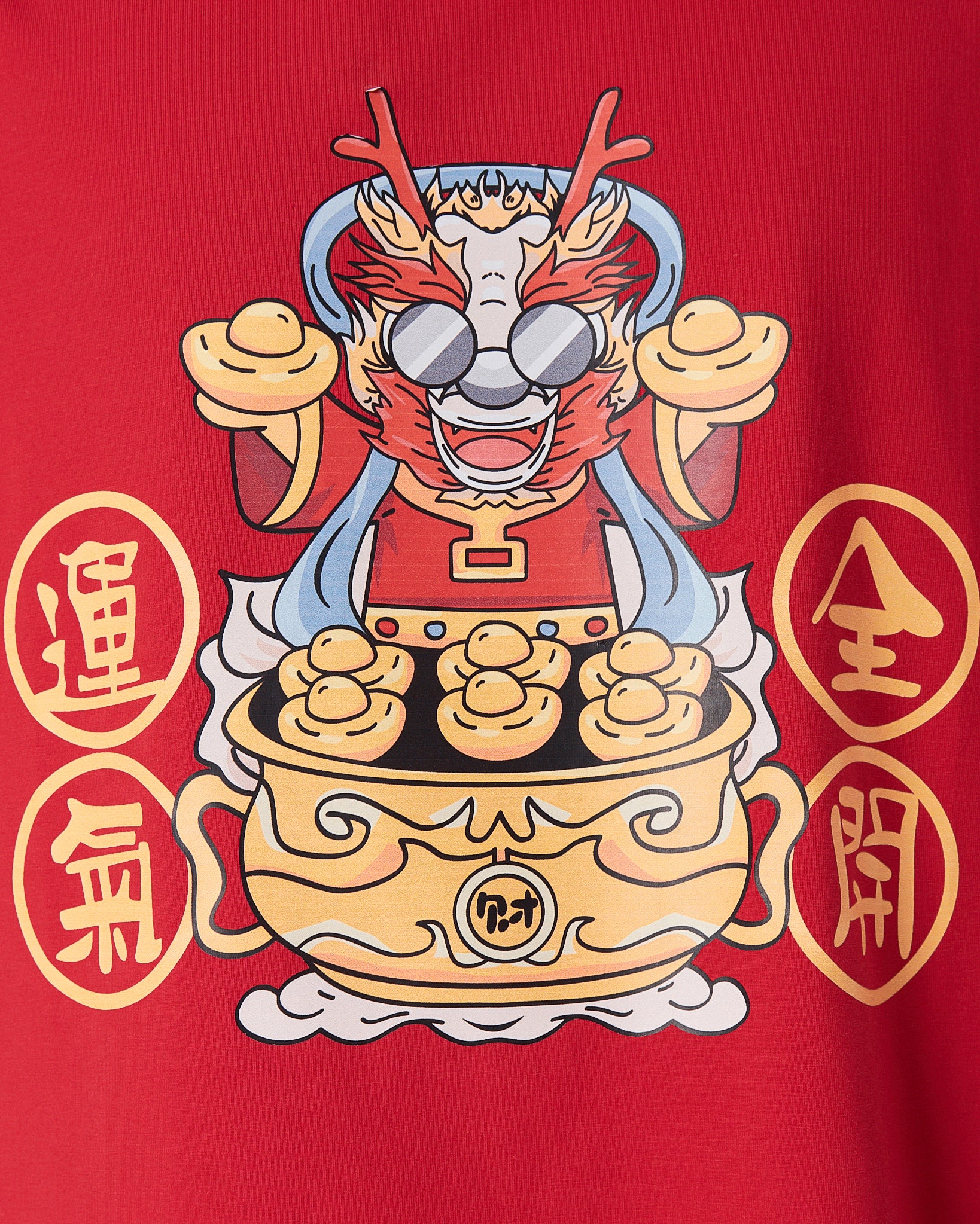 MOI Year Of The Dragon Unisex Red T-Shirt 13.90