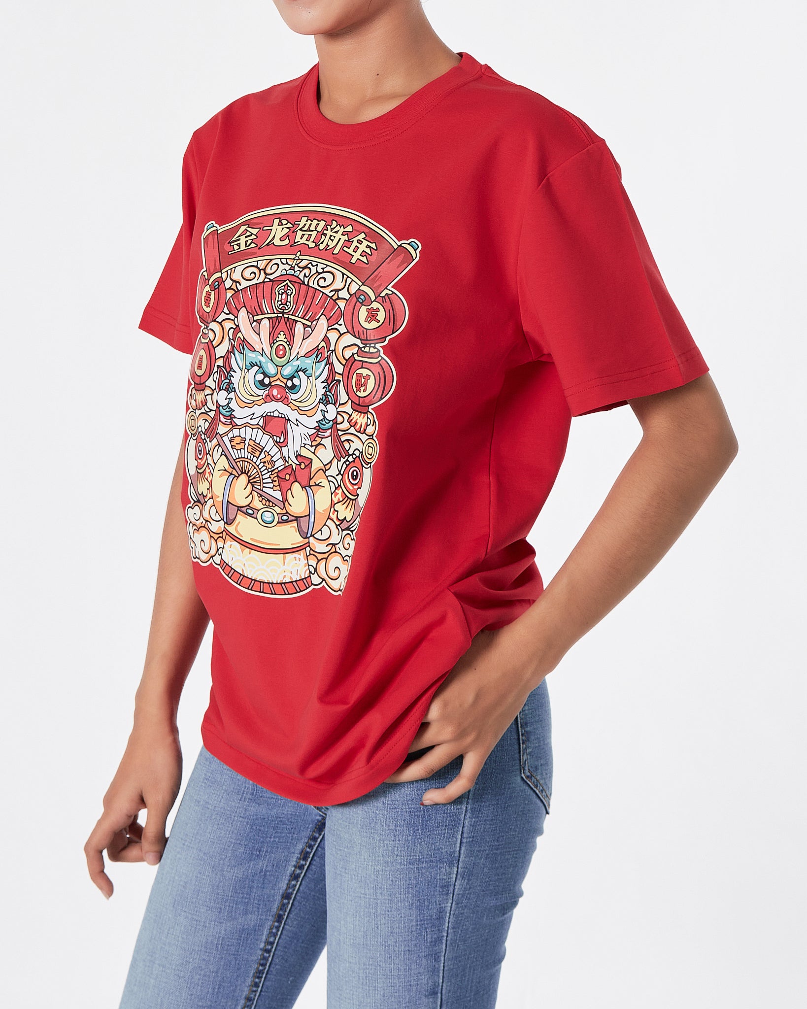 MOI Year Of The Dragon Unisex Red T-Shirt 13.90