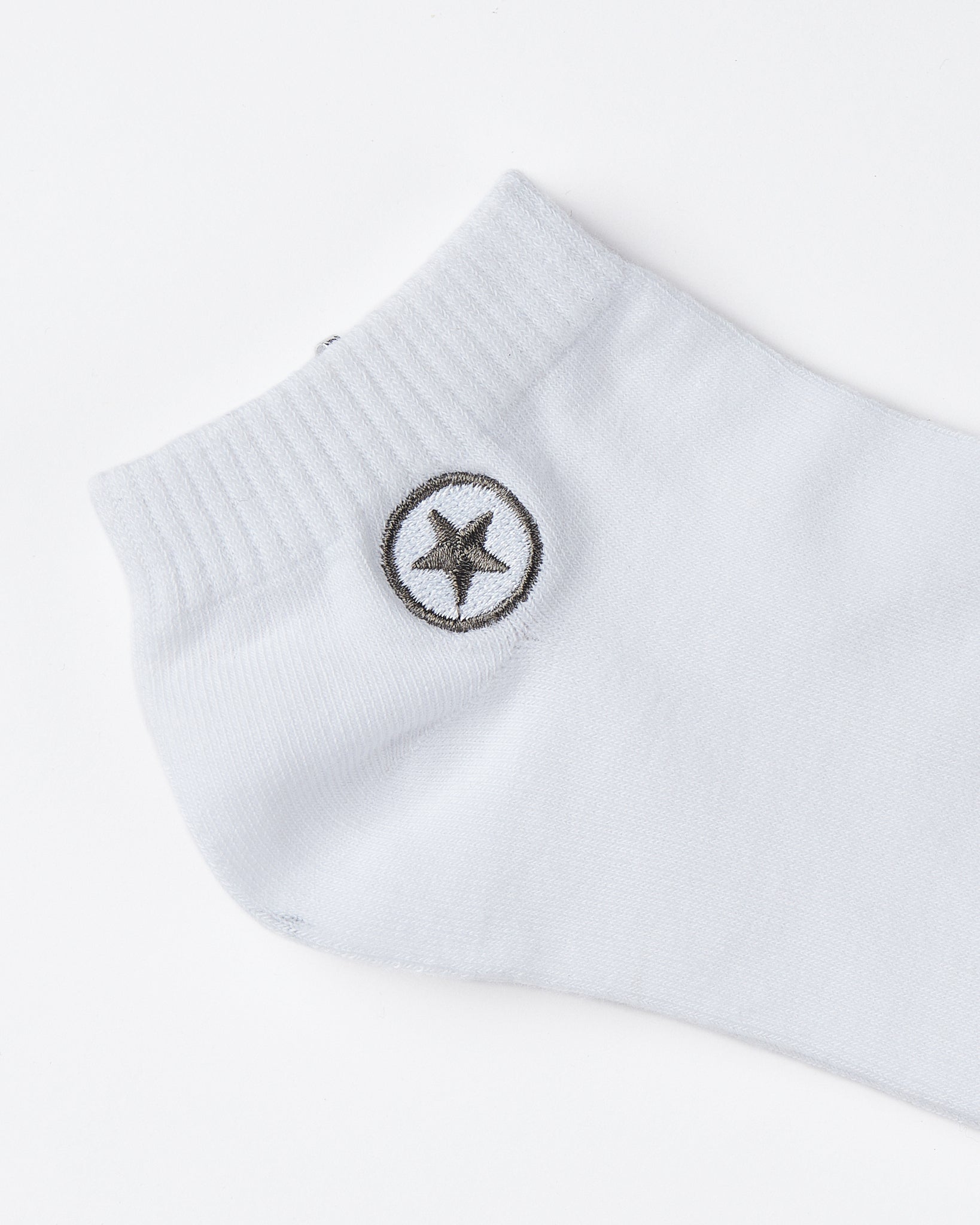CVS Star Embroidered White Low Cut 1 Pairs Socks 2.10