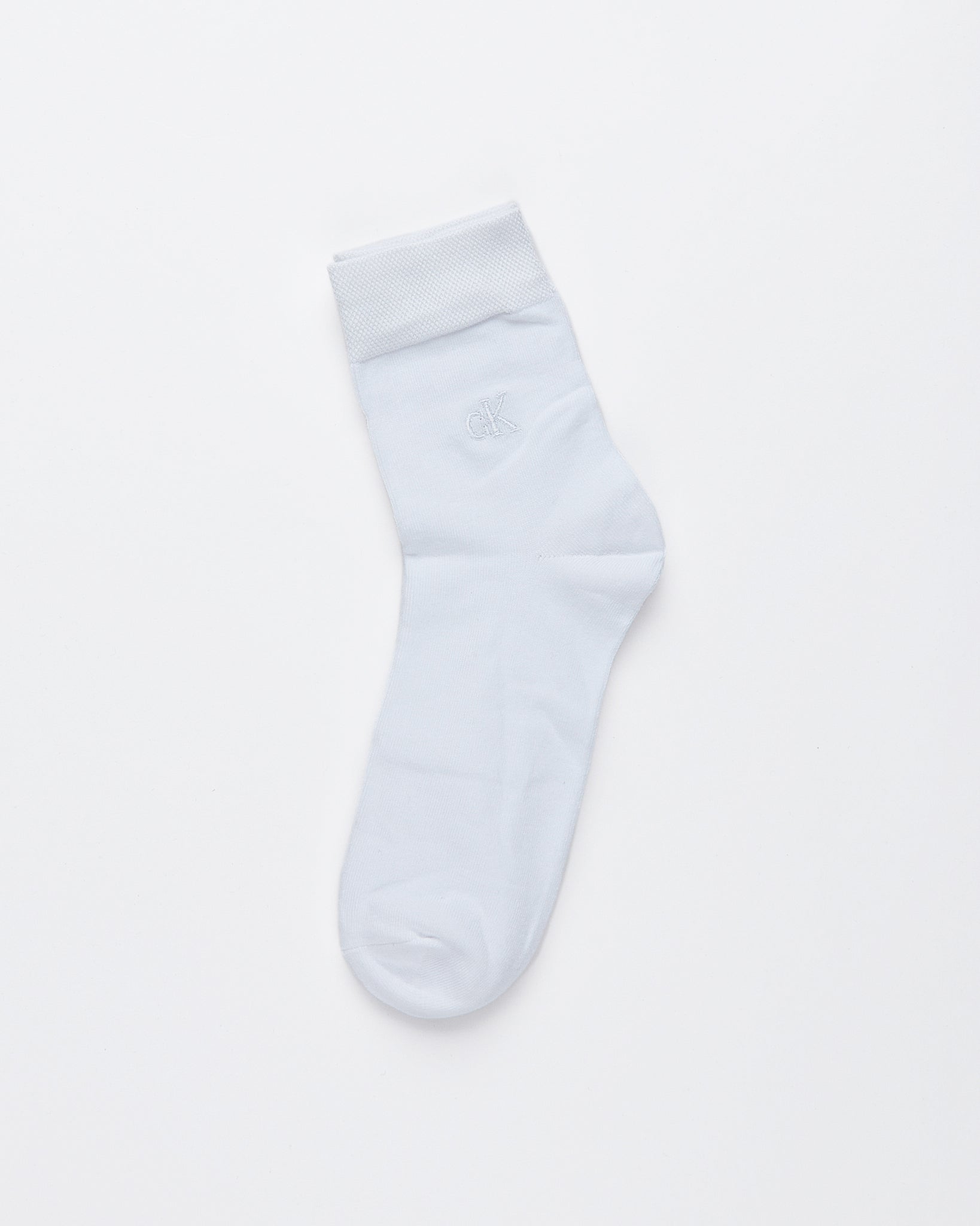 CK White 1 Pairs Quarter Socks 2.50