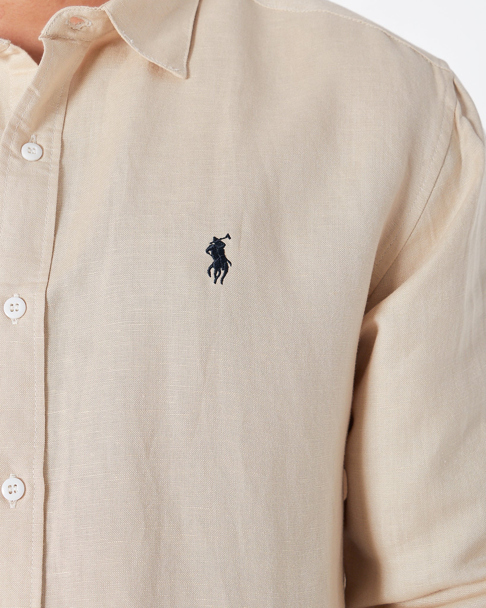 RL Cotton Men Cream Shirts Long Sleeve 30.90