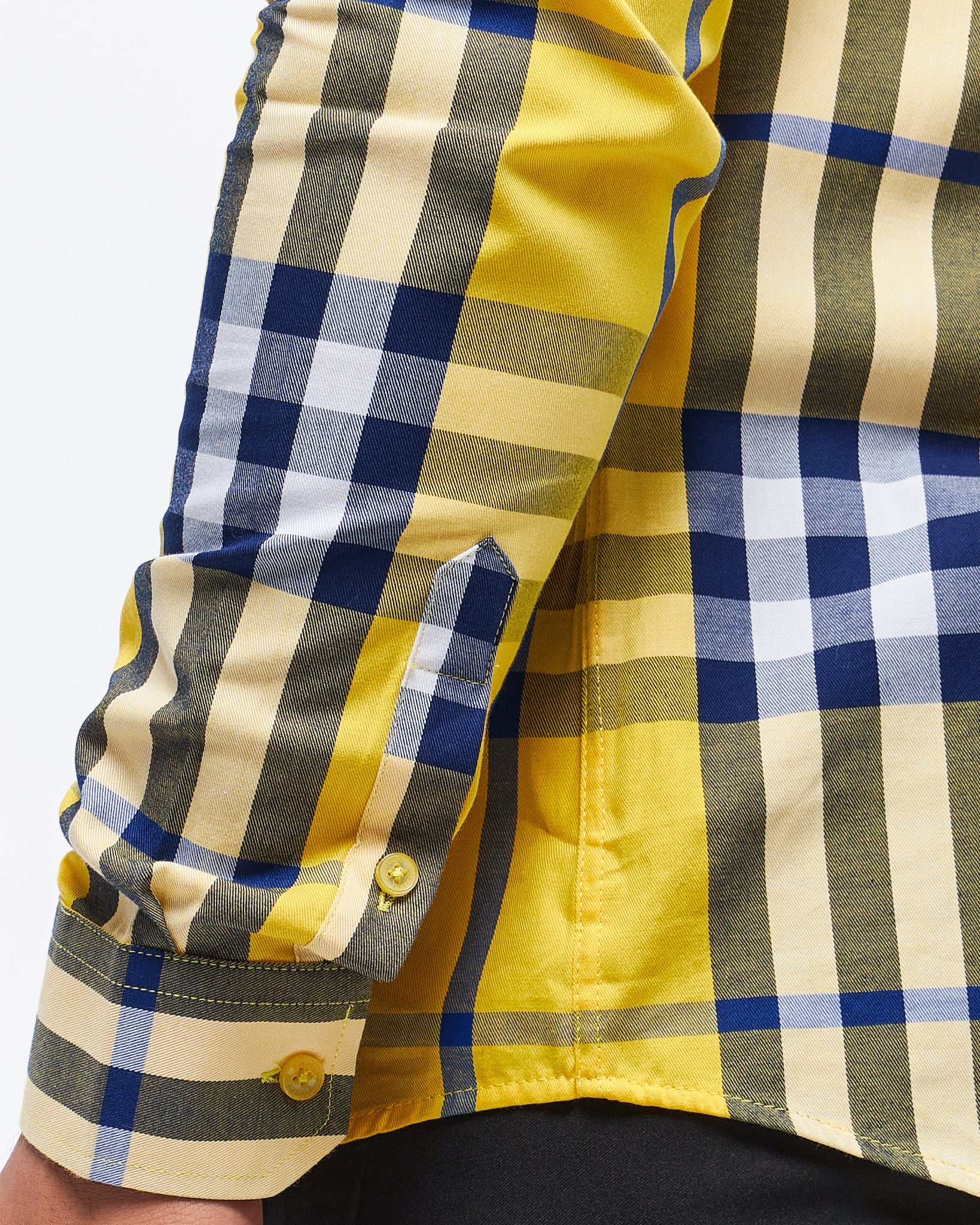 Check Stretch Men Shirt Long Sleeve 25.90
