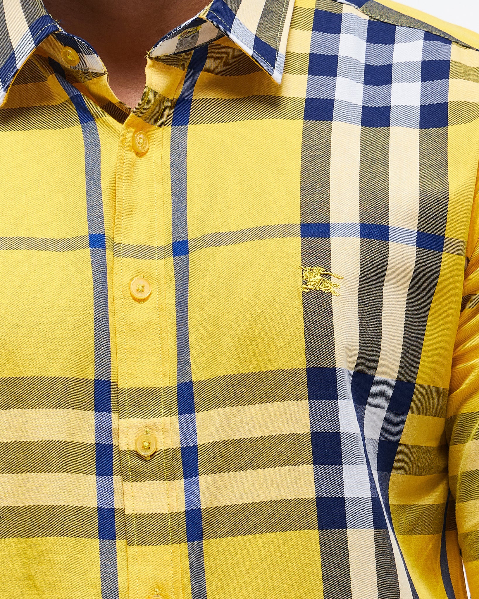 Check Stretch Men Shirt Long Sleeve 25.90