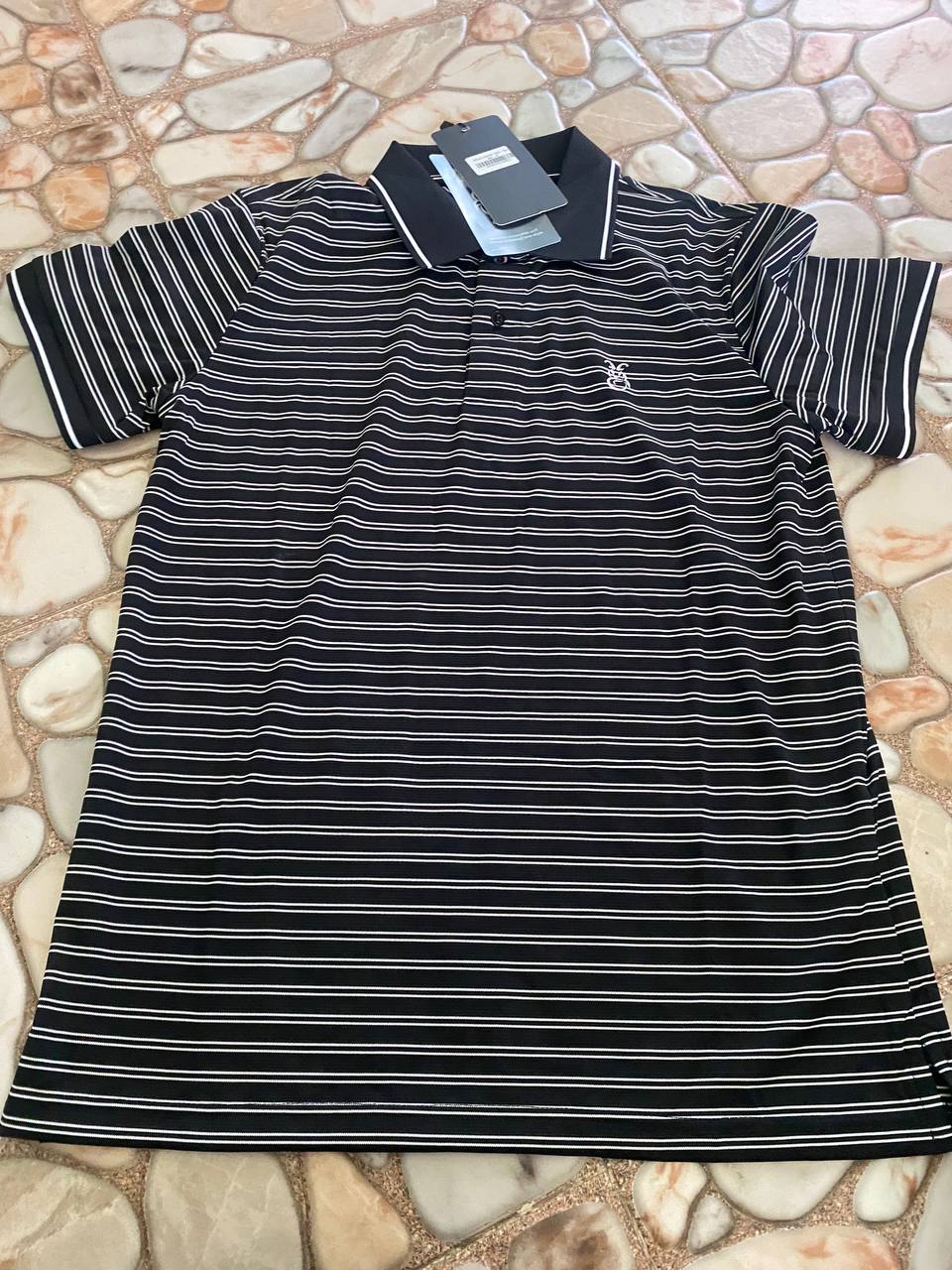 VAR Striped Men Polo Shirt