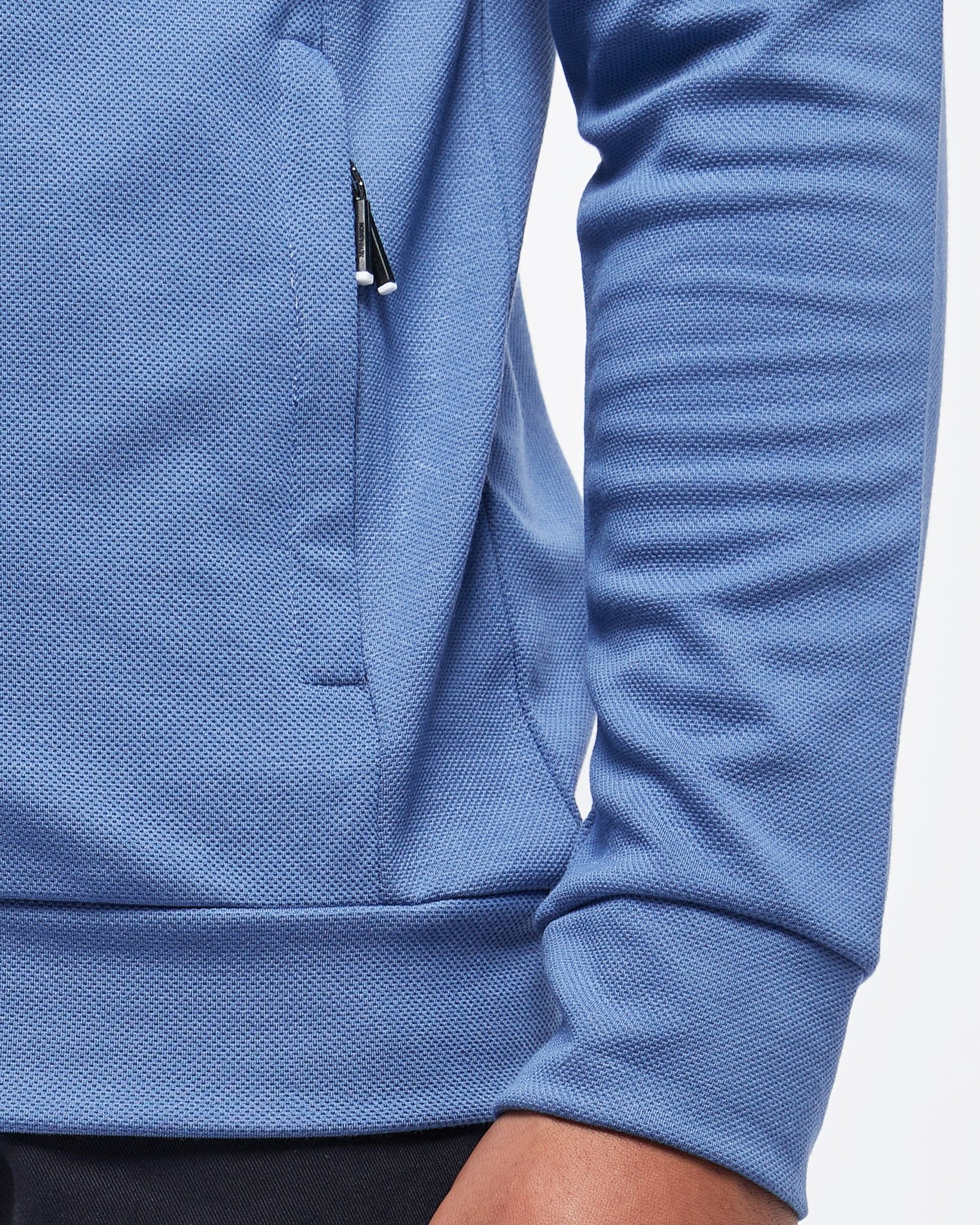 MOI OUTFIT-3 Striped Logo Printed Men Hoodie Zipped 29.90