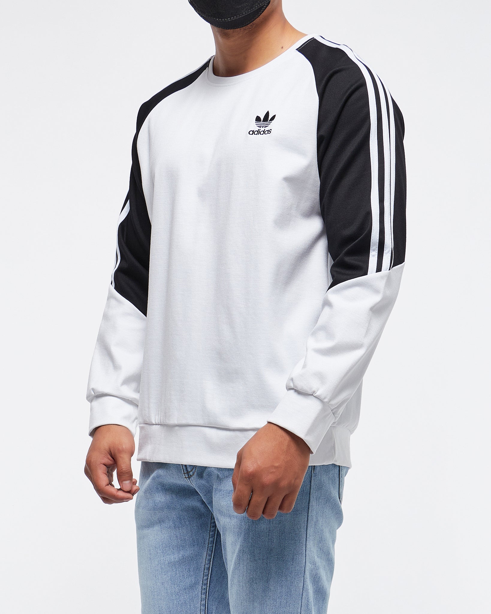 MOI OUTFIT-3 Stripes Raglan Men Sweater 20.90