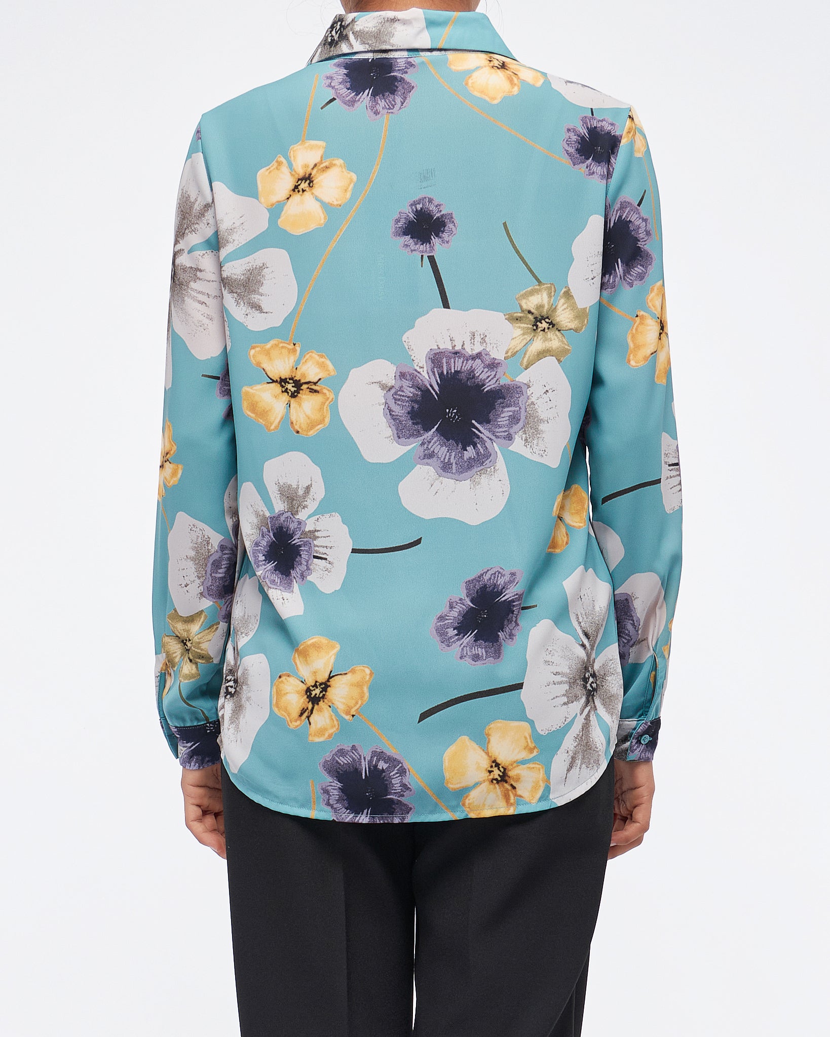 Floral Over Printed Lady Blouse 22.90