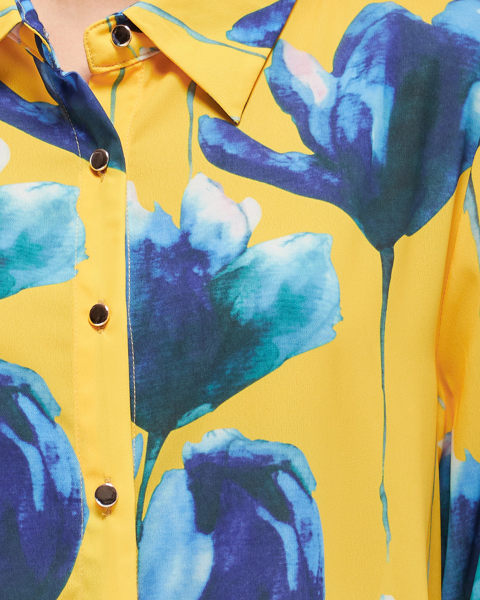 Floral Over Printed Lady Blouse 22.90