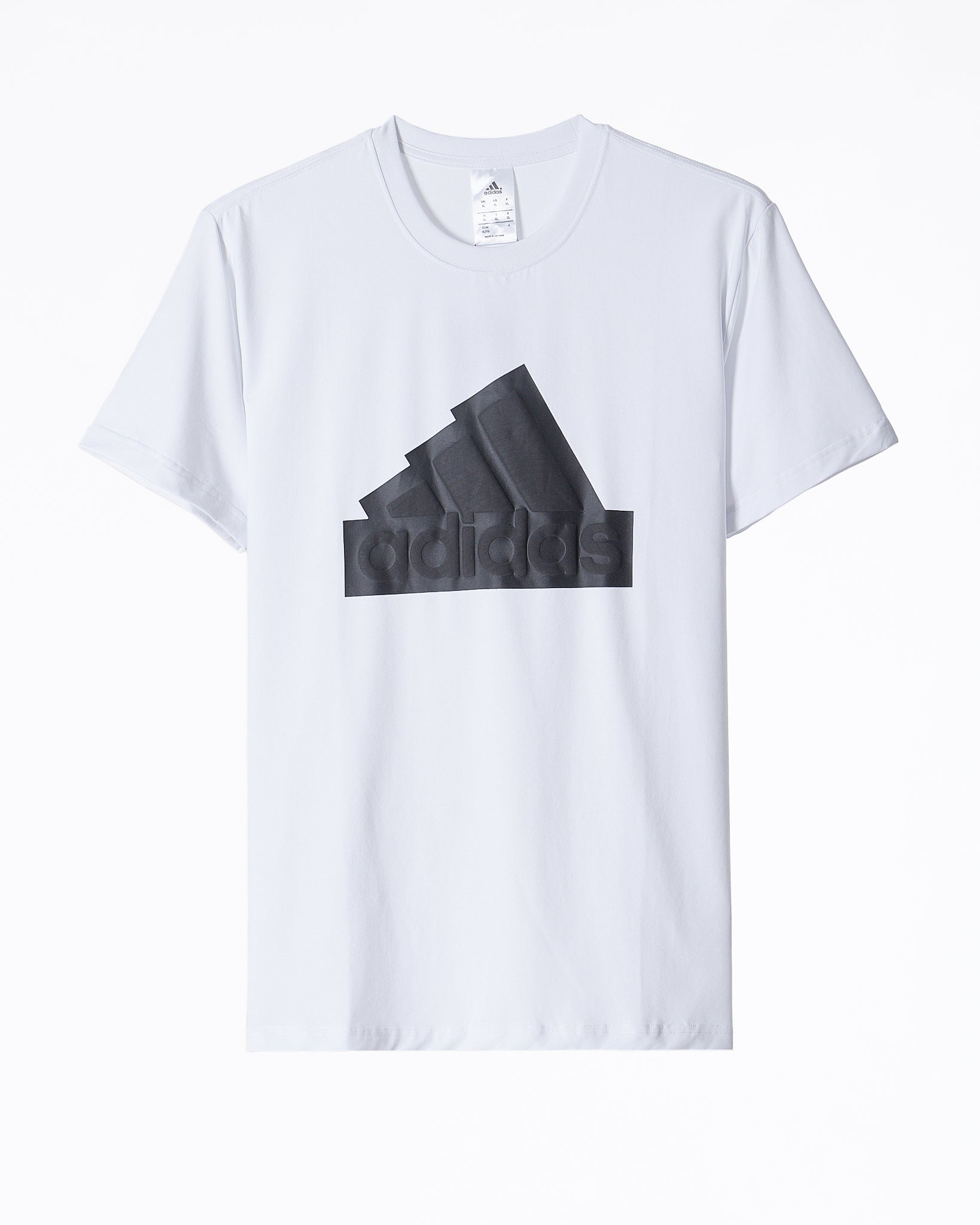 MOI OUTFIT-AD Emboss Men White T-Shirt 16.90