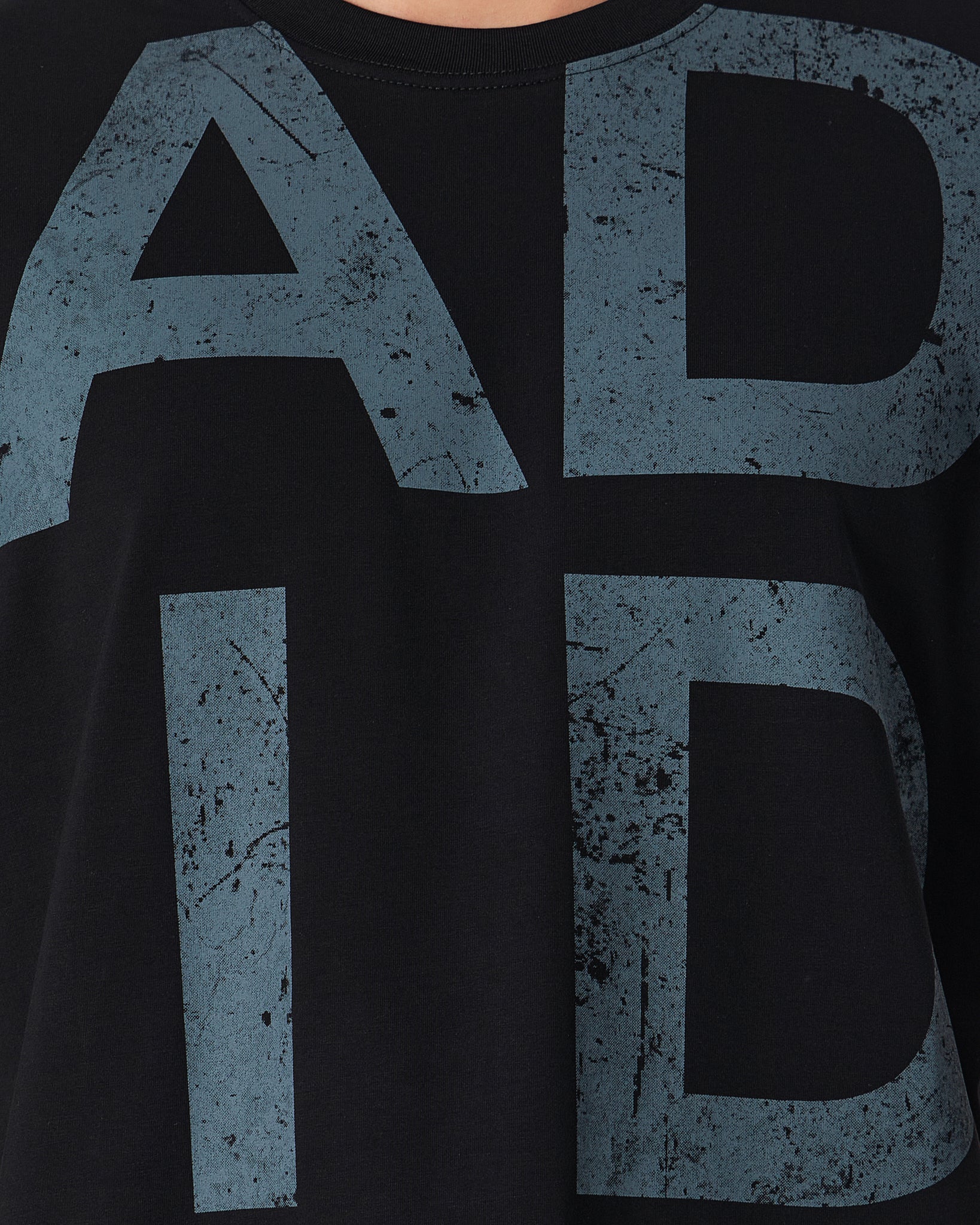 MOI OUTFIT-ADI Graphic Printed Men Black T-Shirt 15.90
