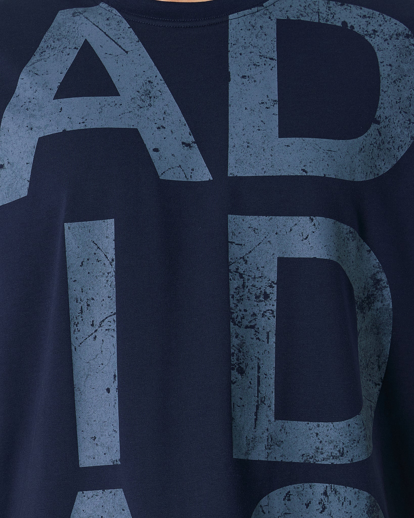MOI OUTFIT-ADI Graphic Printed Men Blue T-Shirt 15.90