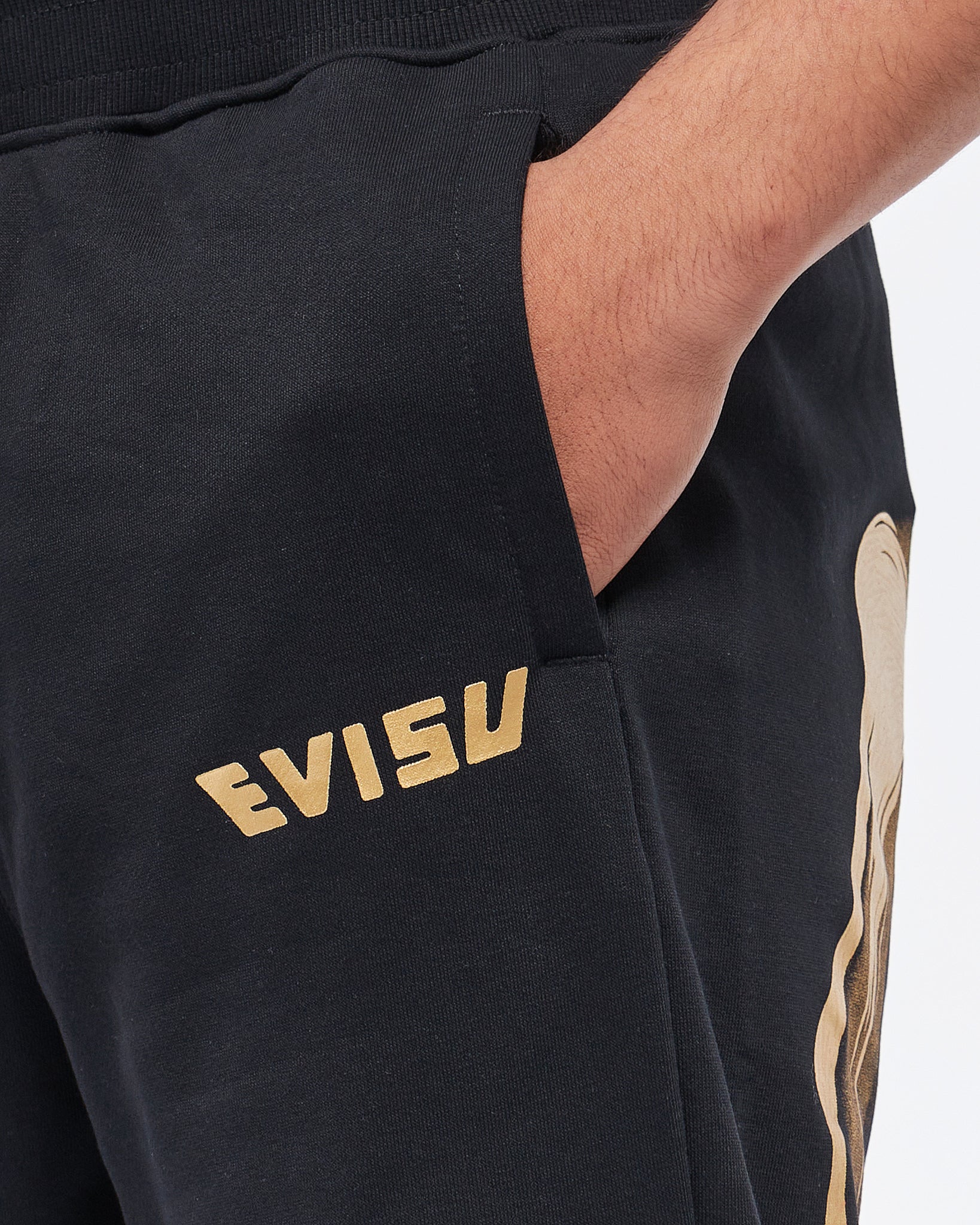 MOI OUTFIT-Back Logo Printed Men Jogger 33.90