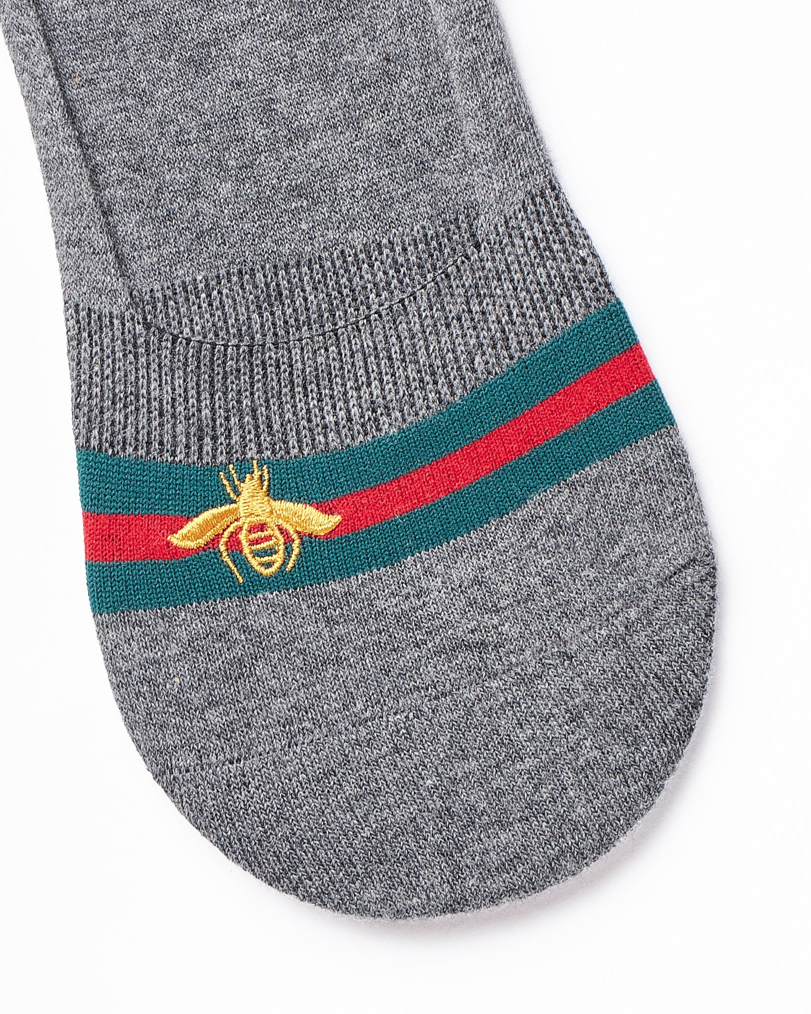 MOI OUTFIT-Bee Logo Embroidered 5 Pairs No Show Socks 15.90