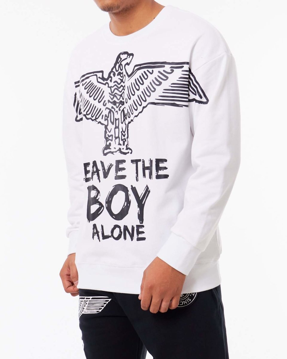 MOI OUTFIT-Both Side Logo Printed Men Sweater 28.90