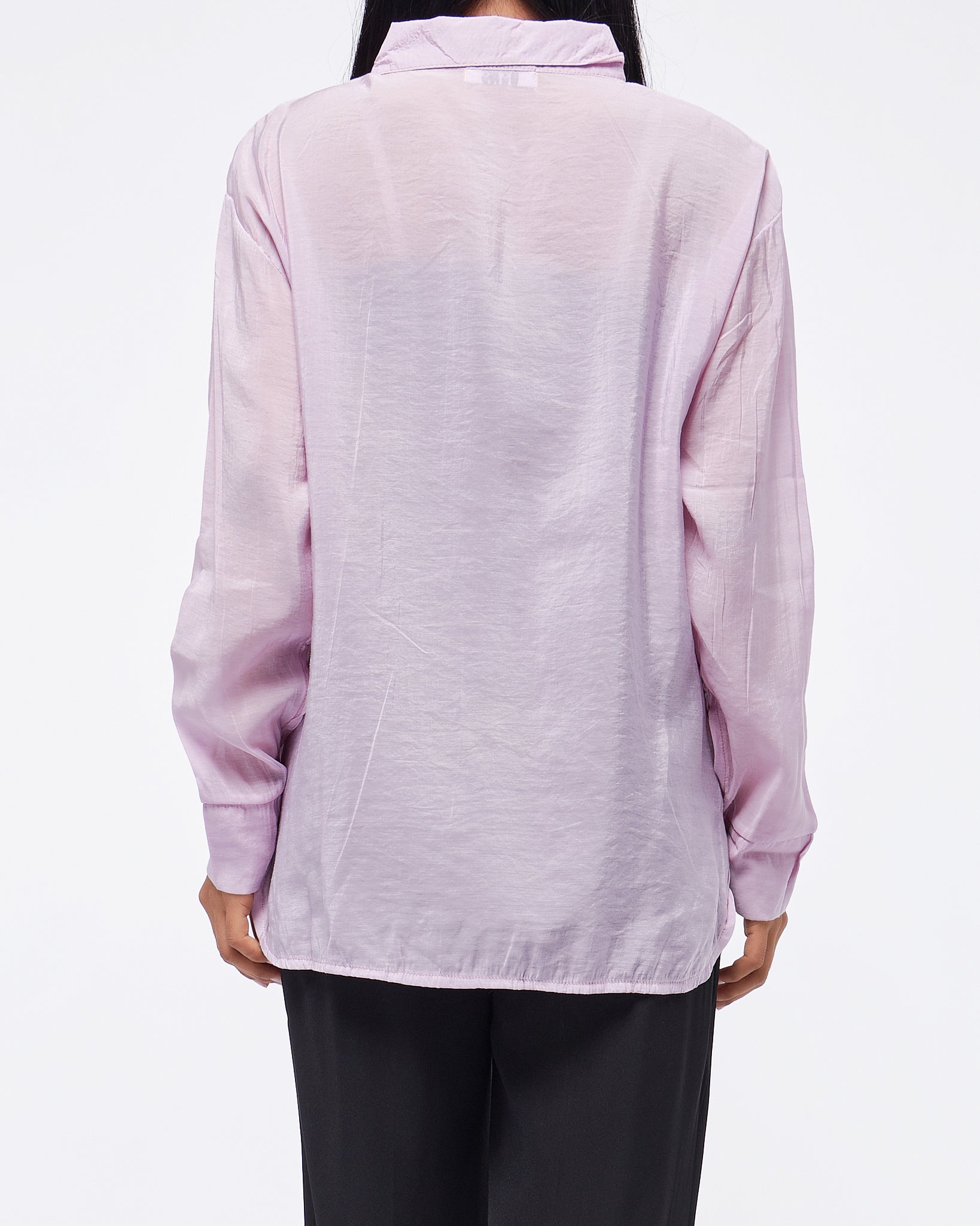 MOI OUTFIT-Candy Color Lady Shirts Long Sleeve 14.90