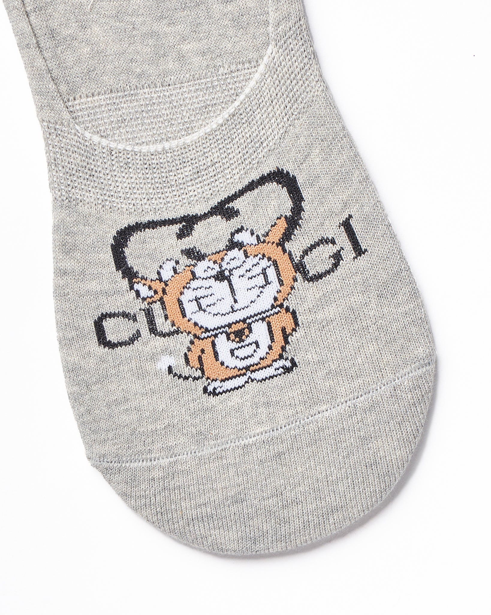 MOI OUTFIT-Cartoon Logo Printed 5 Pairs No Show Socks 14.50