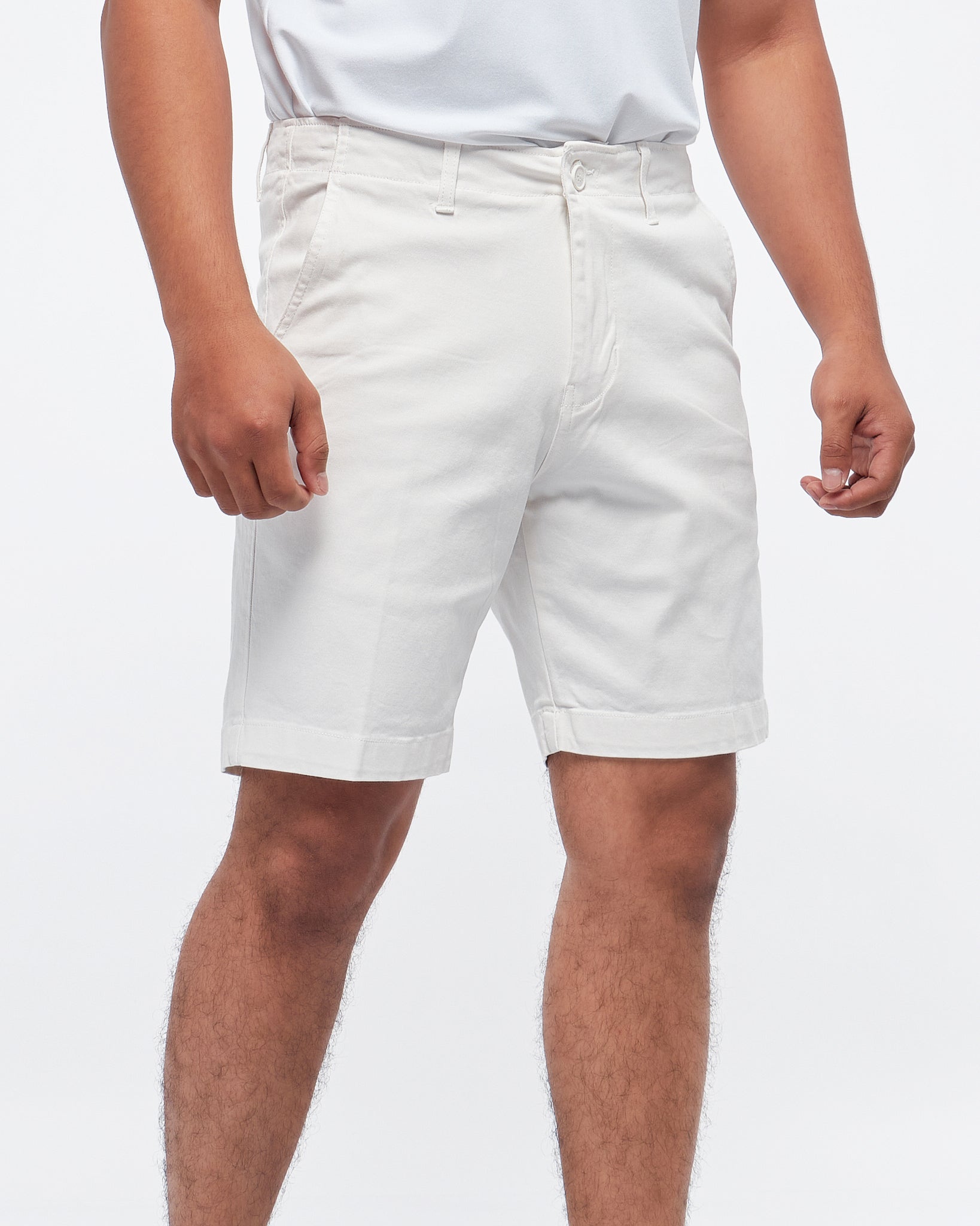 MOI OUTFIT-Casual Fit Khaki Men Shorts 17.50