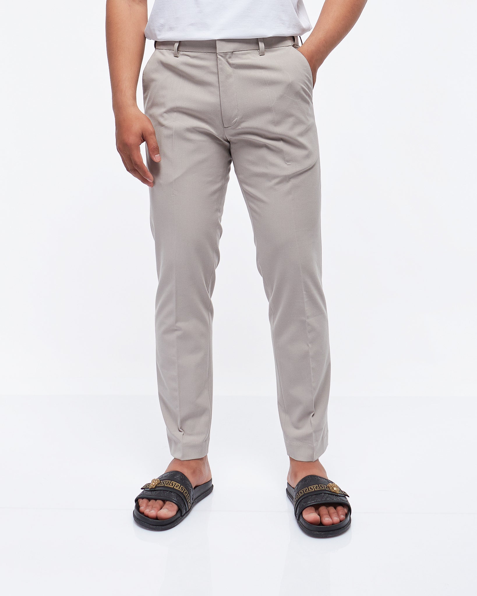 MOI OUTFIT-Casual Men Slim Fit Pants 25.90