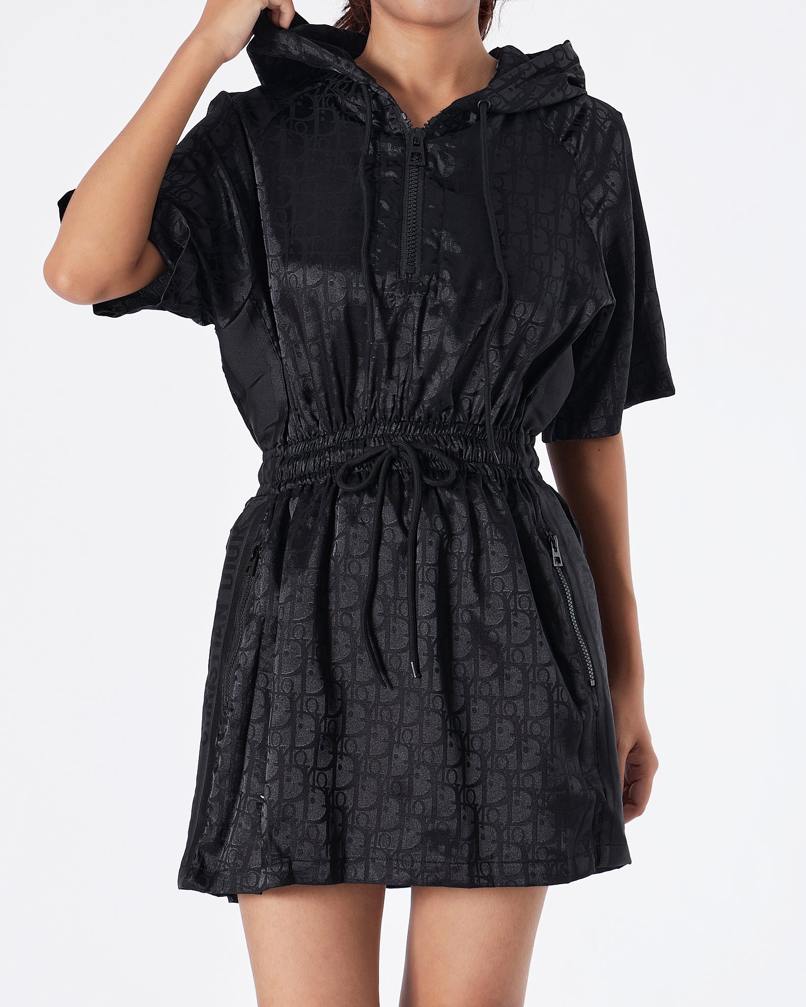 MOI OUTFIT-CD Monogram Lady Black Dress 85.90