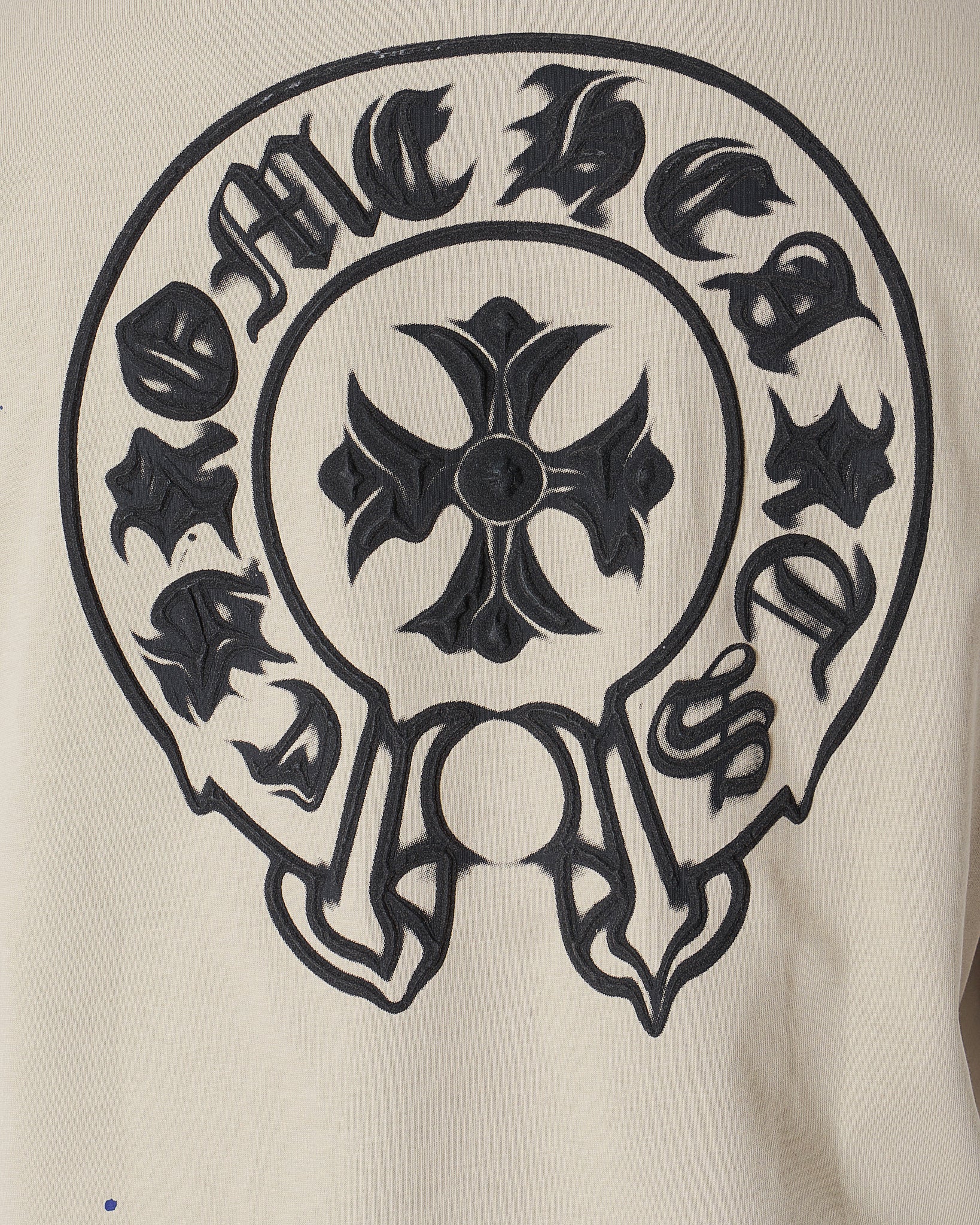MOI OUTFIT-CH Ink Splash Men Cream T-Shirt 24.90