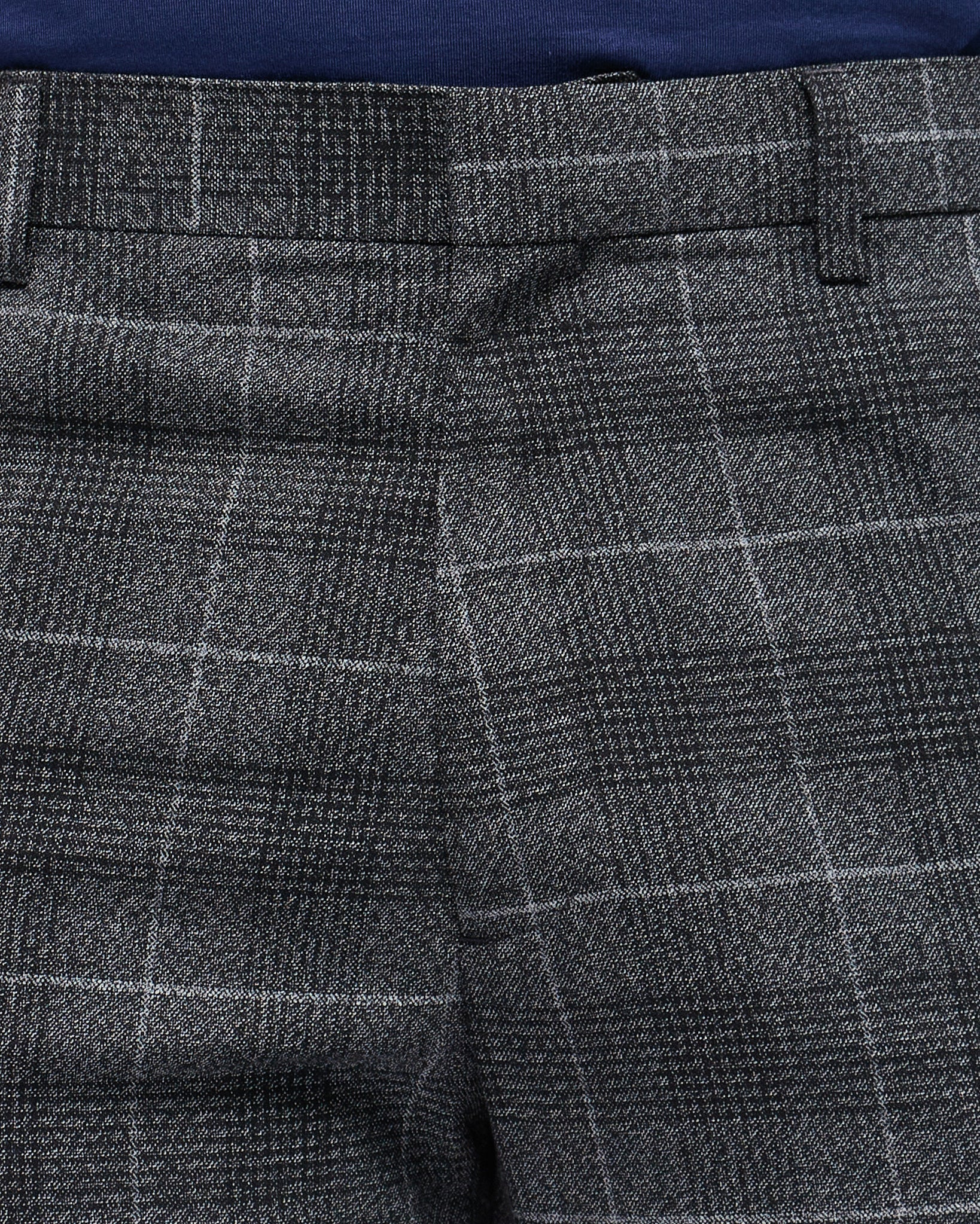 MOI OUTFIT-Checked Casual Men Slim Fit Pants 25.90