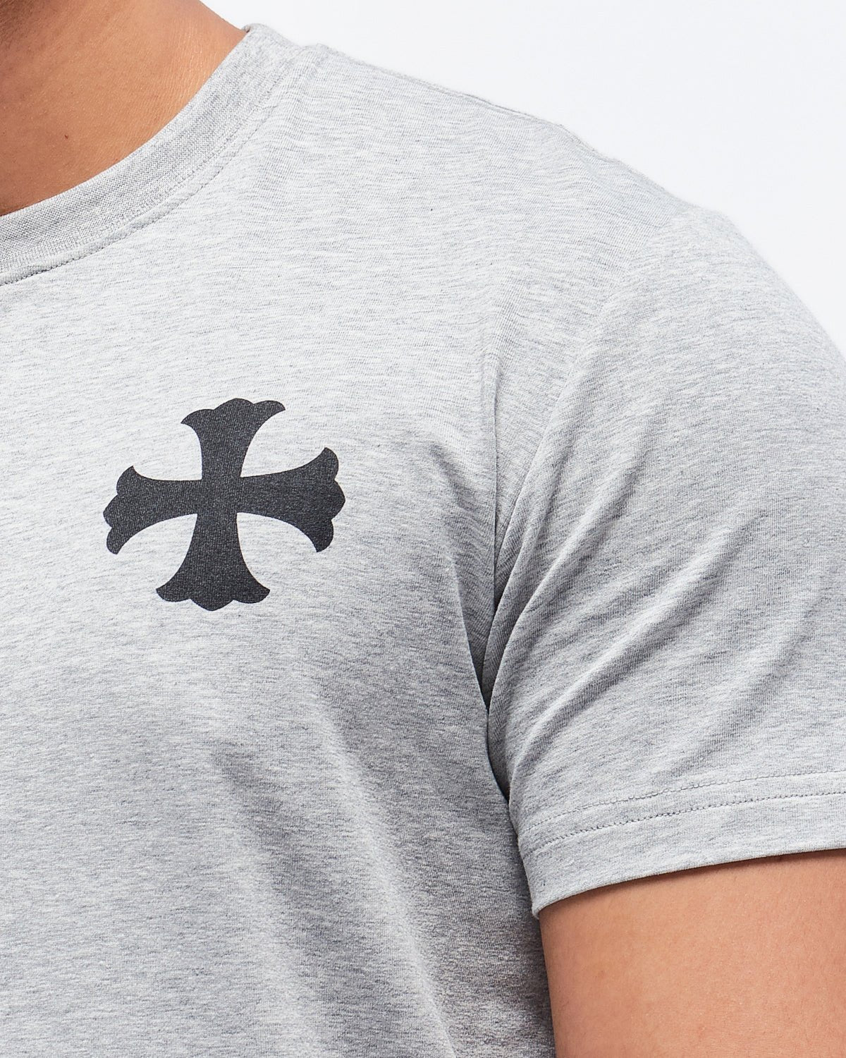 MOI OUTFIT-Cross Back Printed Men T-Shirt 15.90