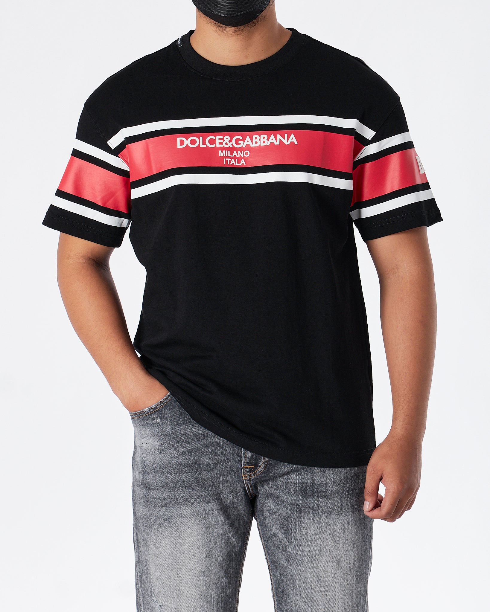 MOI OUTFIT-DG Striped Milano Men T-Shirt 50.90