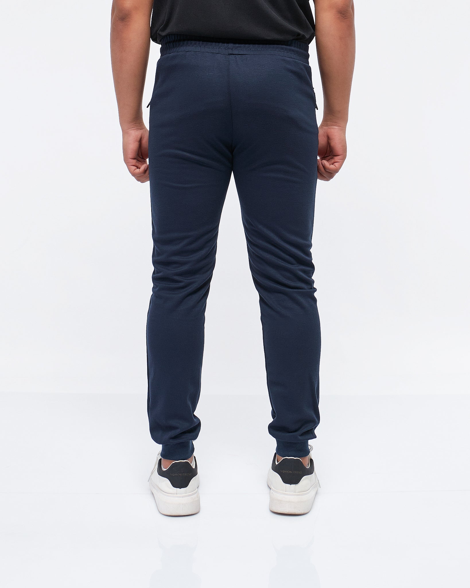MOI OUTFIT-Double Swooh Logo Printed Men Joggers 14.90