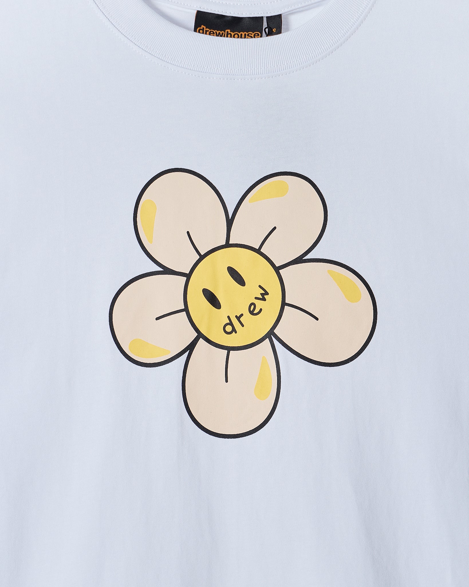 MOI OUTFIT-DRE Flower Smiling Unisex White T-Shirt 19.90