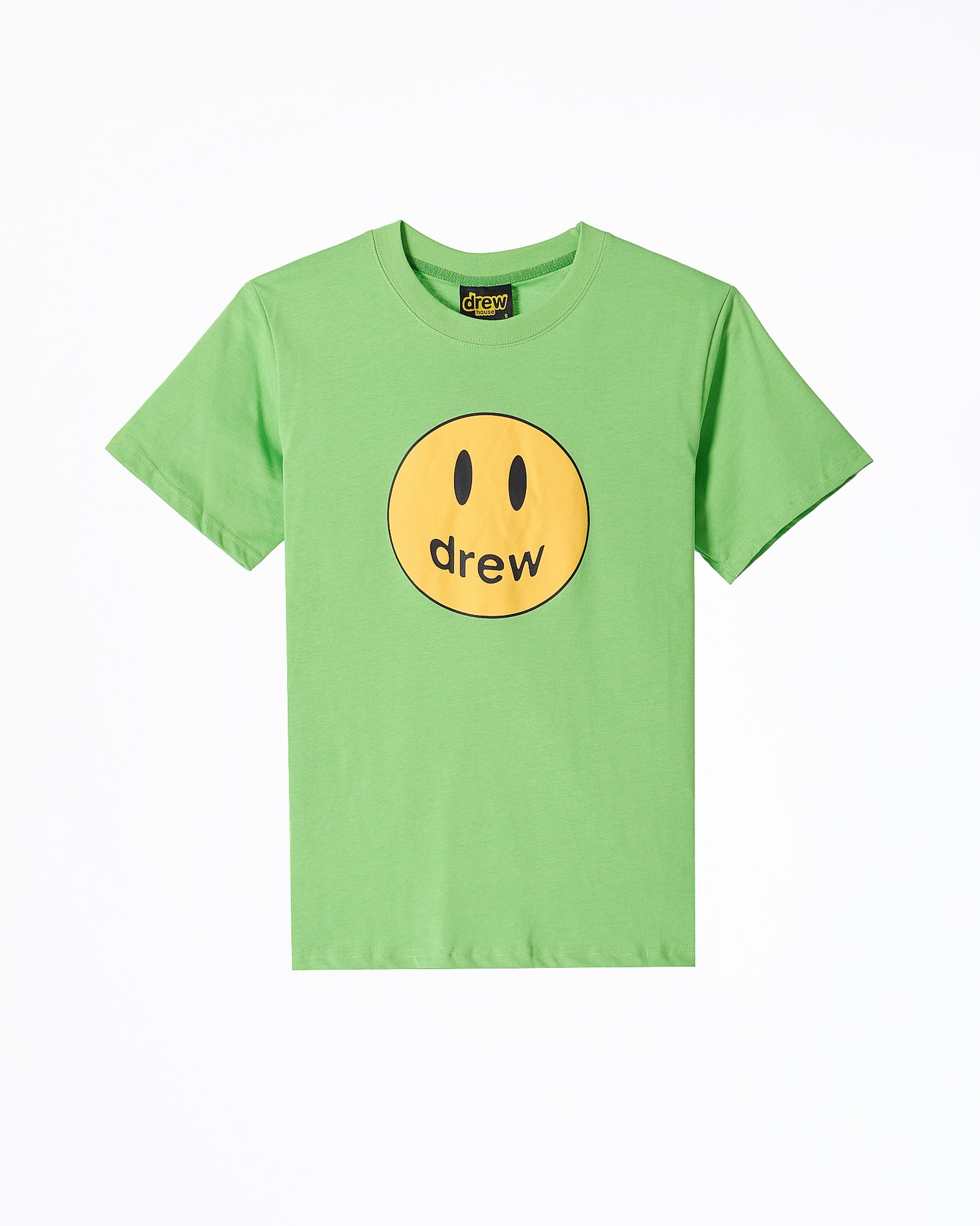 MOI OUTFIT-DRE Smiling Face Unisex Green T-Shirt 18.90