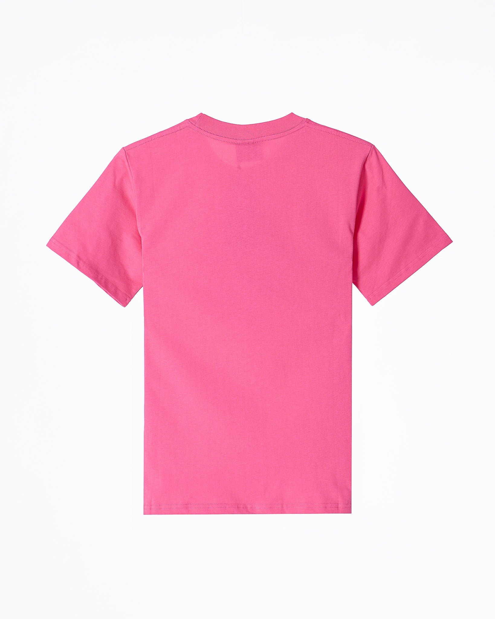 MOI OUTFIT-DRE Smiling Face Unisex Pink T-Shirt 18.90