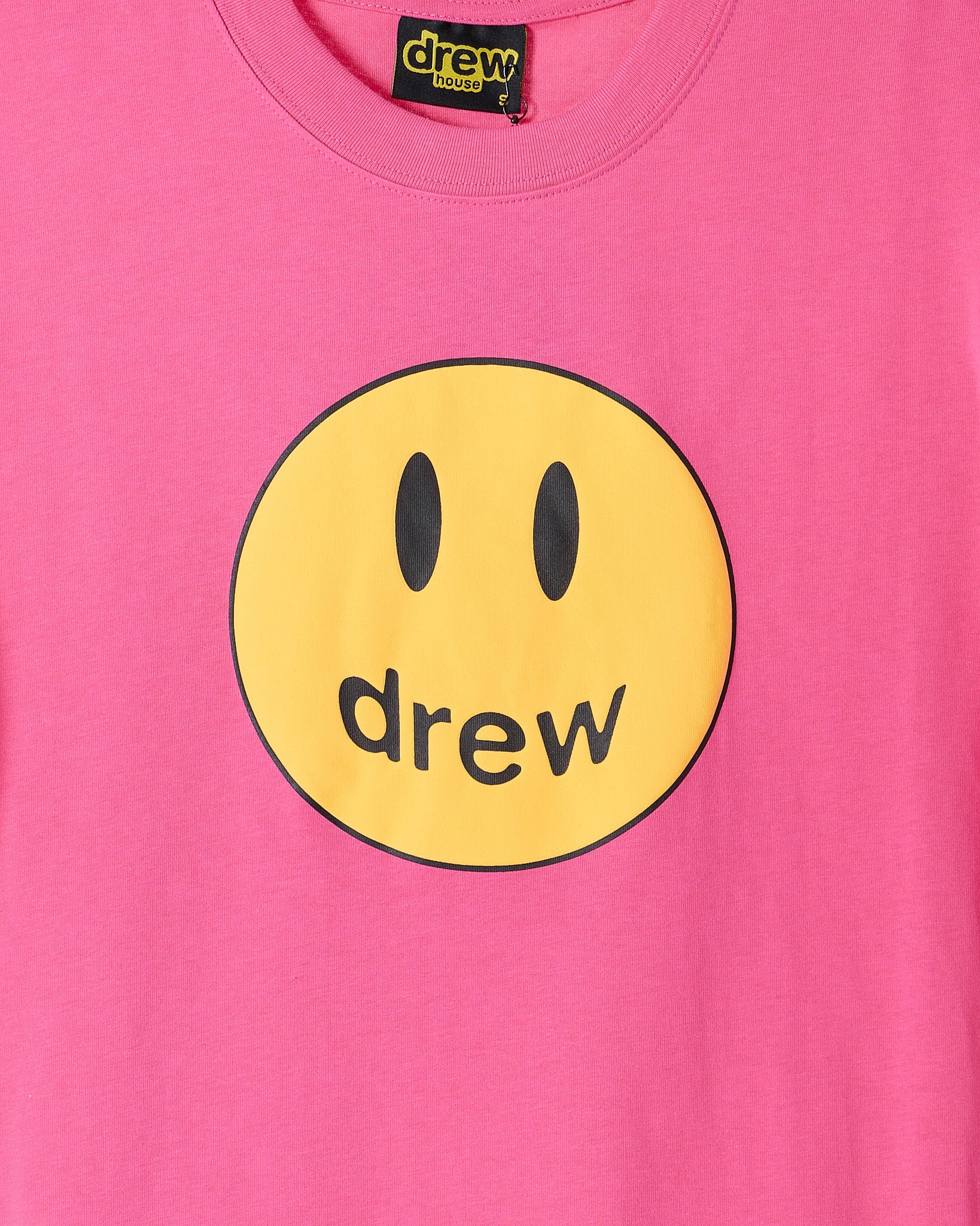 MOI OUTFIT-DRE Smiling Face Unisex Pink T-Shirt 18.90