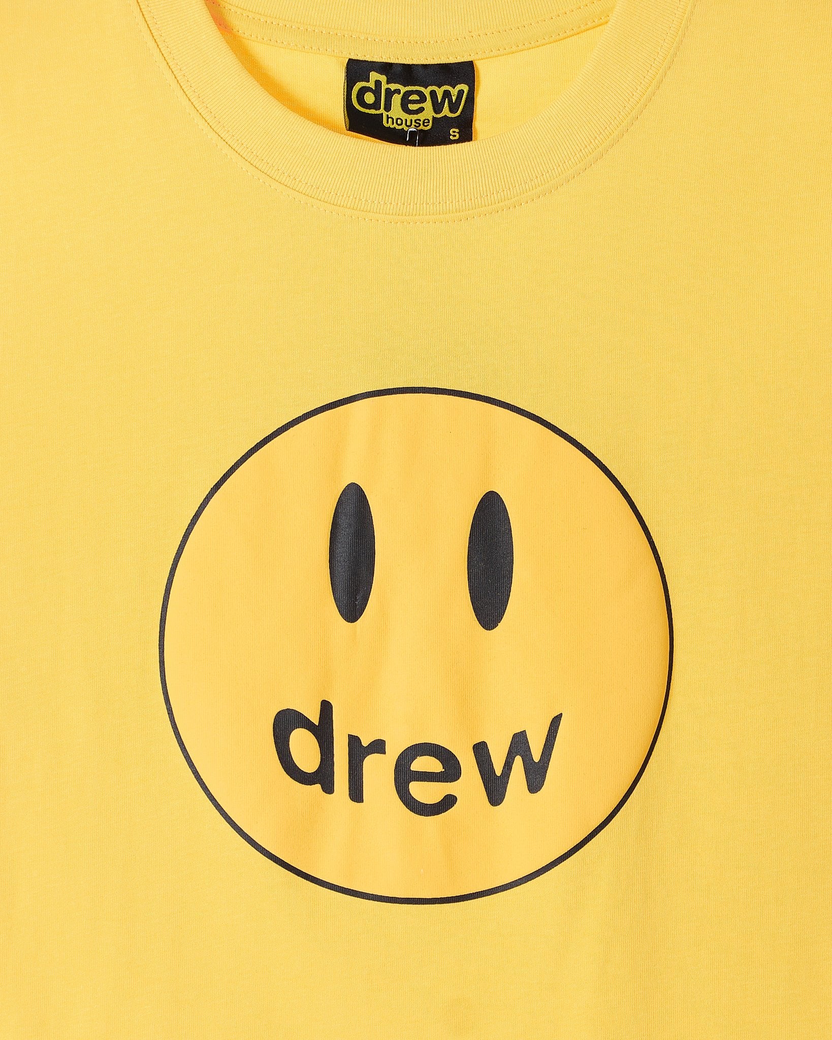MOI OUTFIT-DRE Smiling Face Unisex Yellow T-Shirt 18.90
