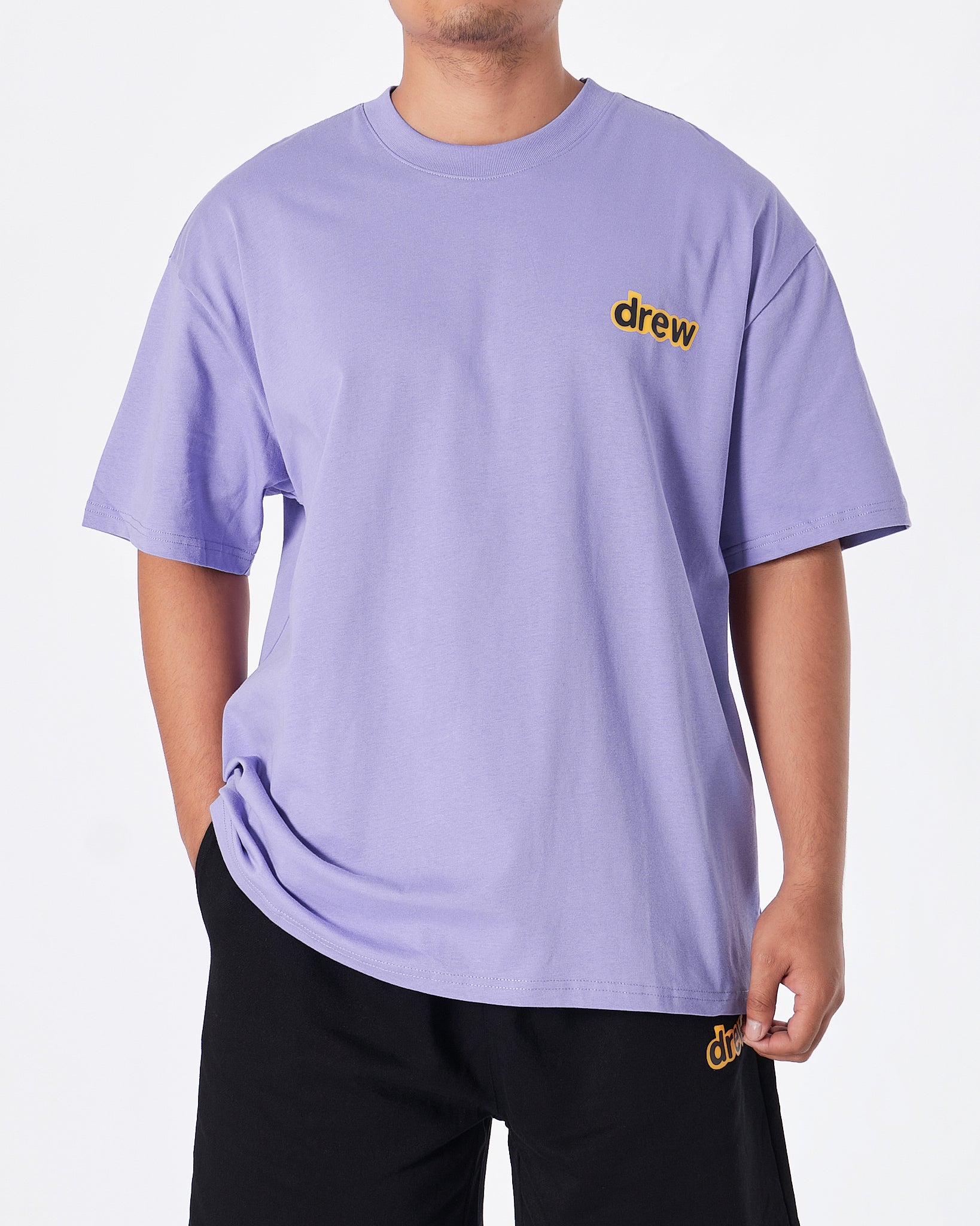 MOI OUTFIT-DRE Teddy Bear Back Unisex Purple T-Shirt 19.90